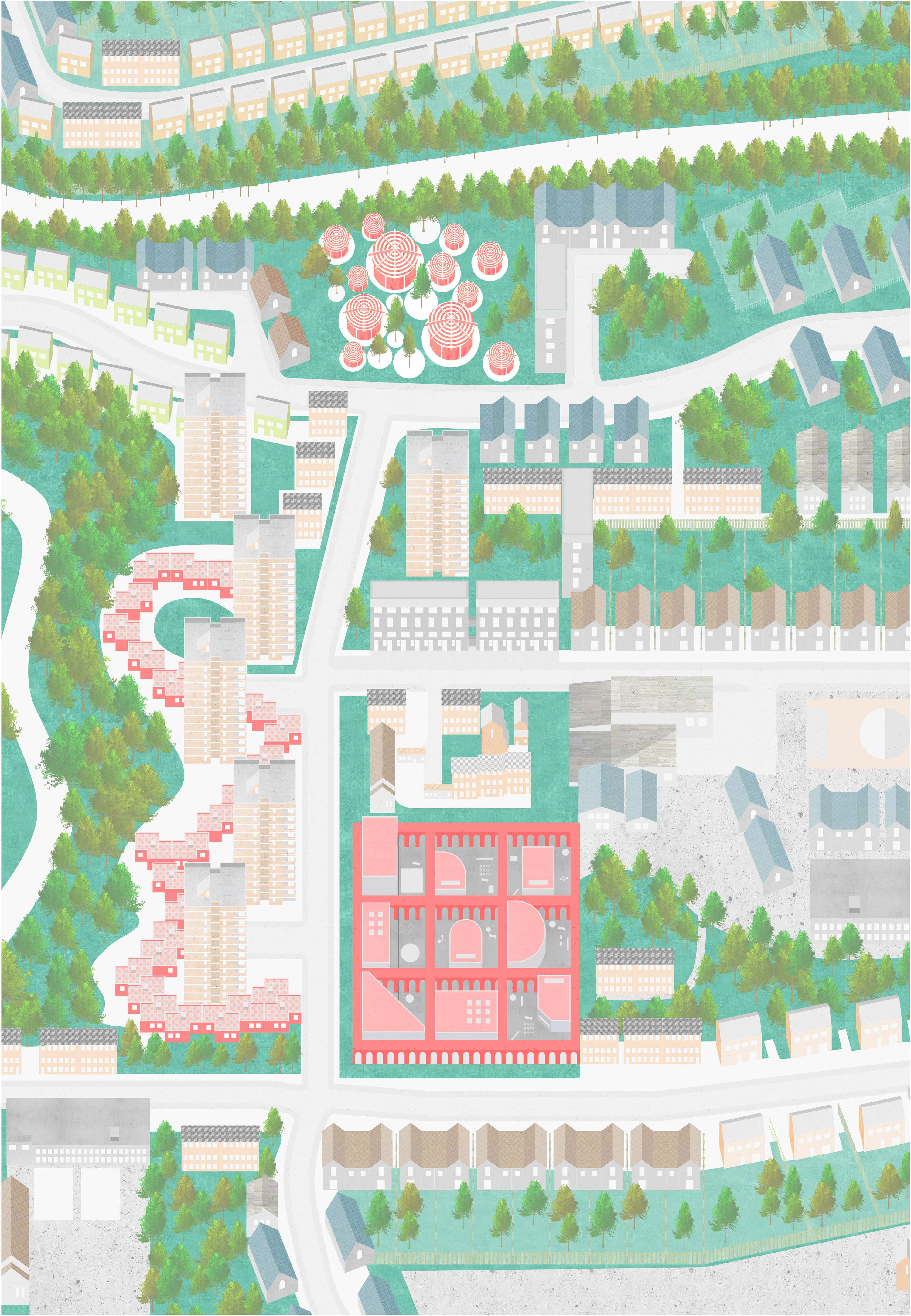 Mixed Use School Design by Charlie Edmonds