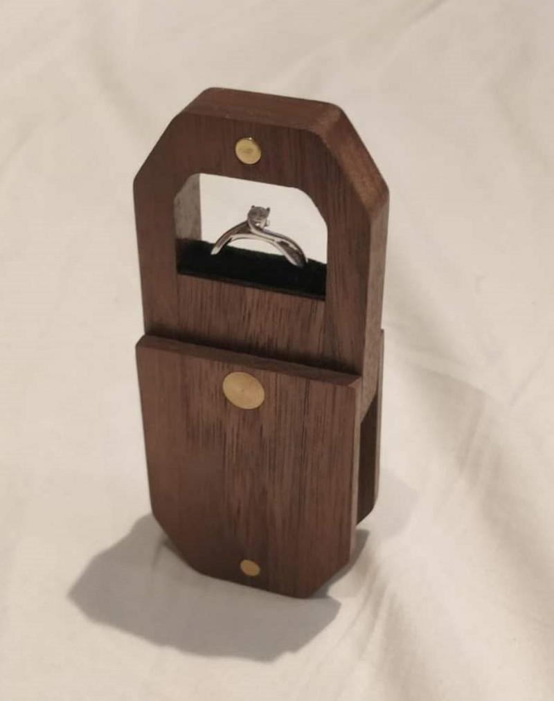 Engagement Ring Box by Simon Hurlock