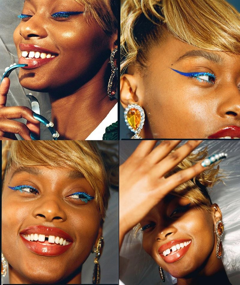 HAIR! NAILS! ACTION! for the URGENT issue of Glamcult. by Zeinab Batchelor