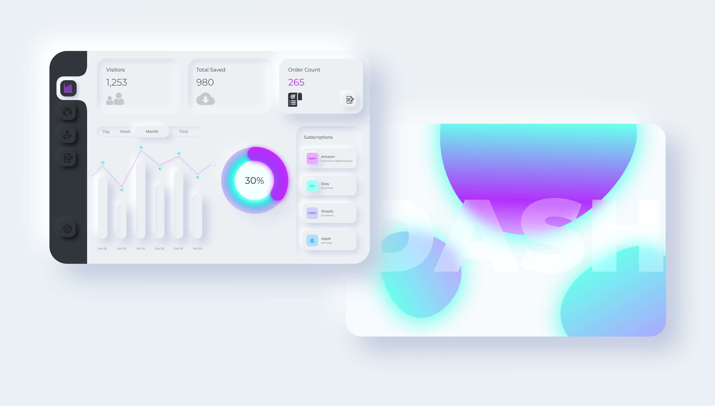 UI Design Dashboard Concept by Enigmatika Design