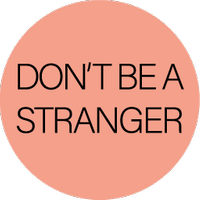 Dont be a stranger logo