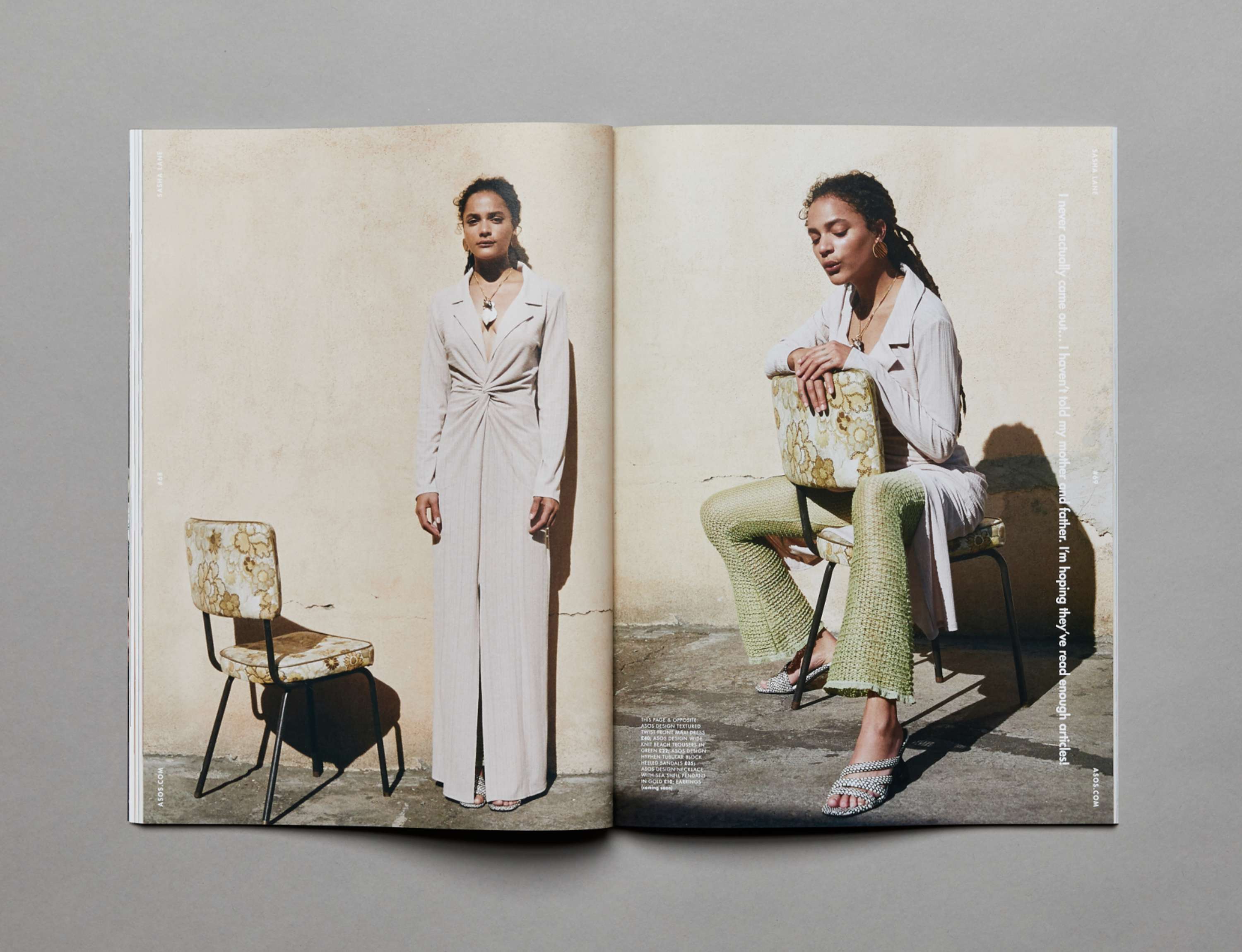 Asos Magazine Spring 2019: Sasha Lane by Chris Williams