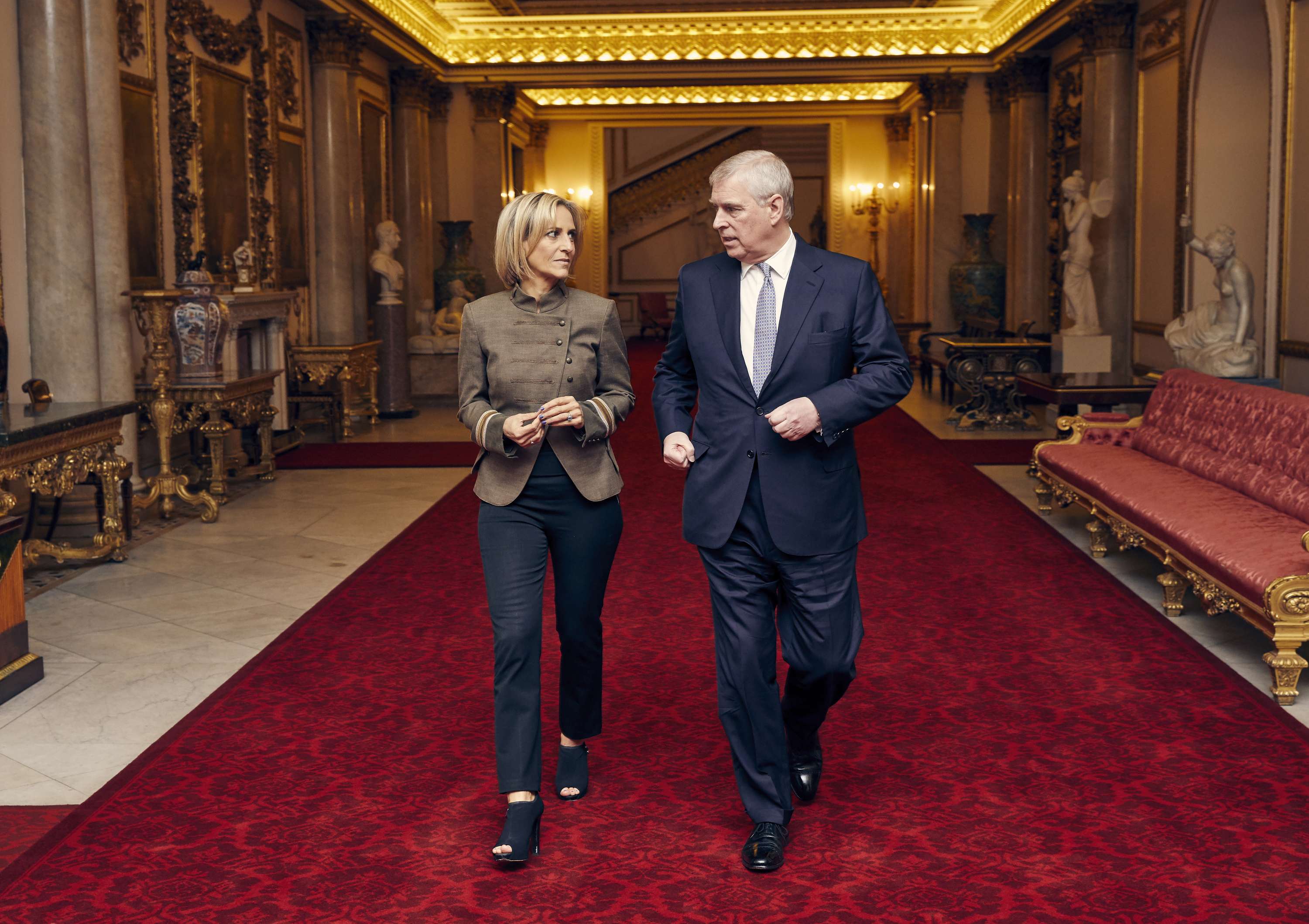 The Newsnight/Prince Andrew Interview for the BBC. by Mark Harrison