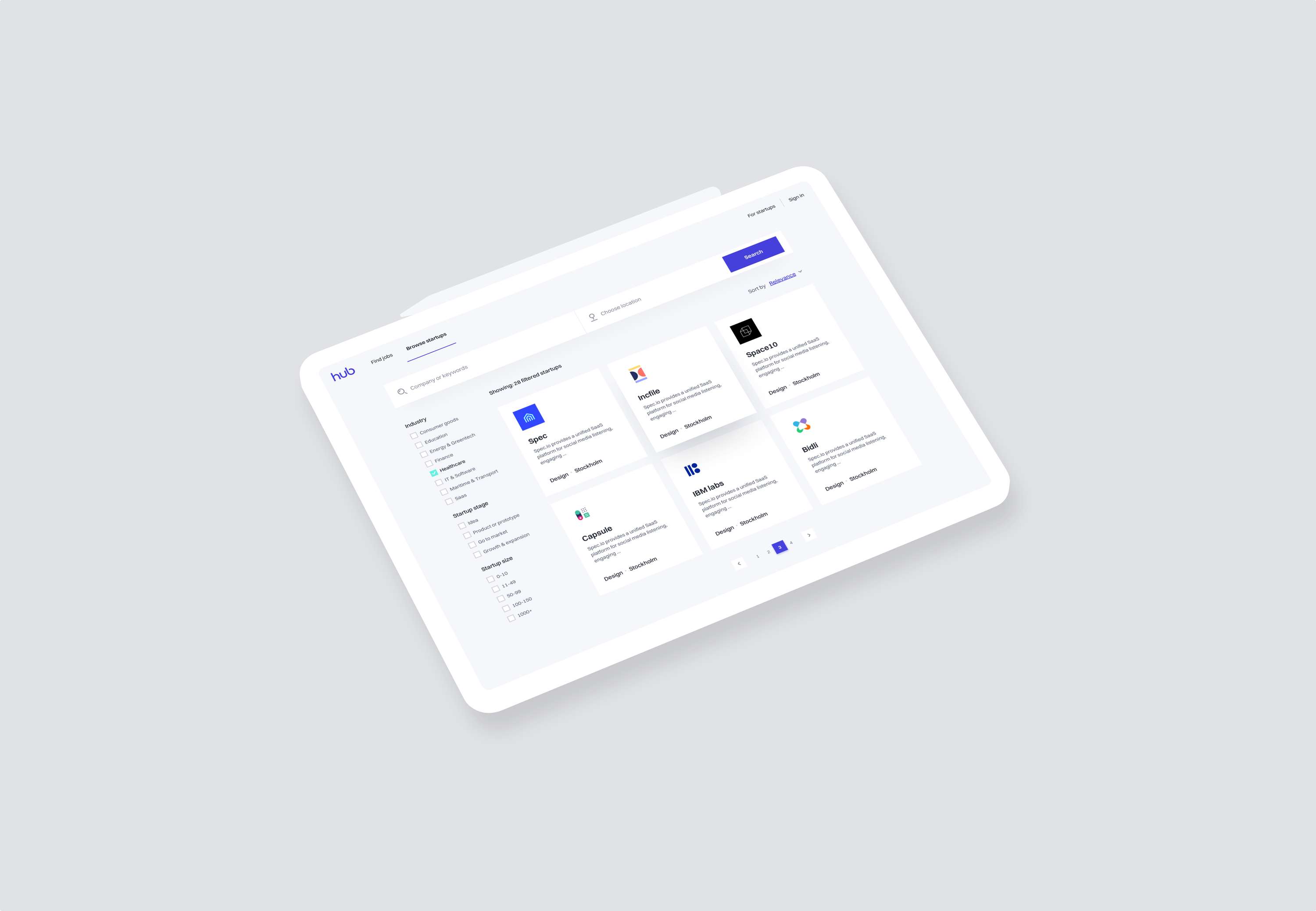 A new visual language for The Hub, most innovative Scandinavian startup incubator by Filip Justić