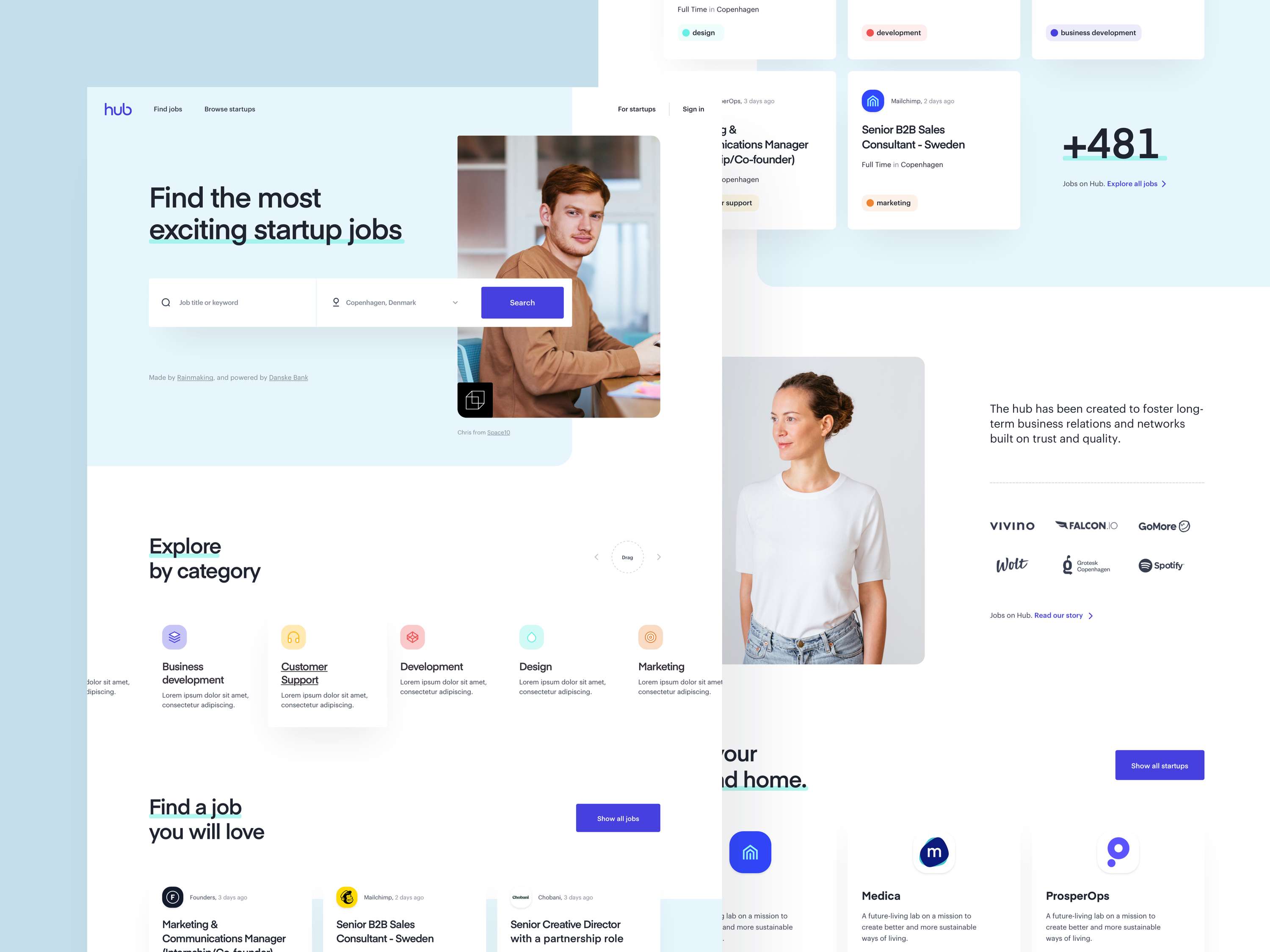 A new visual language for The Hub, most innovative Scandinavian startup incubator by Filip Justić