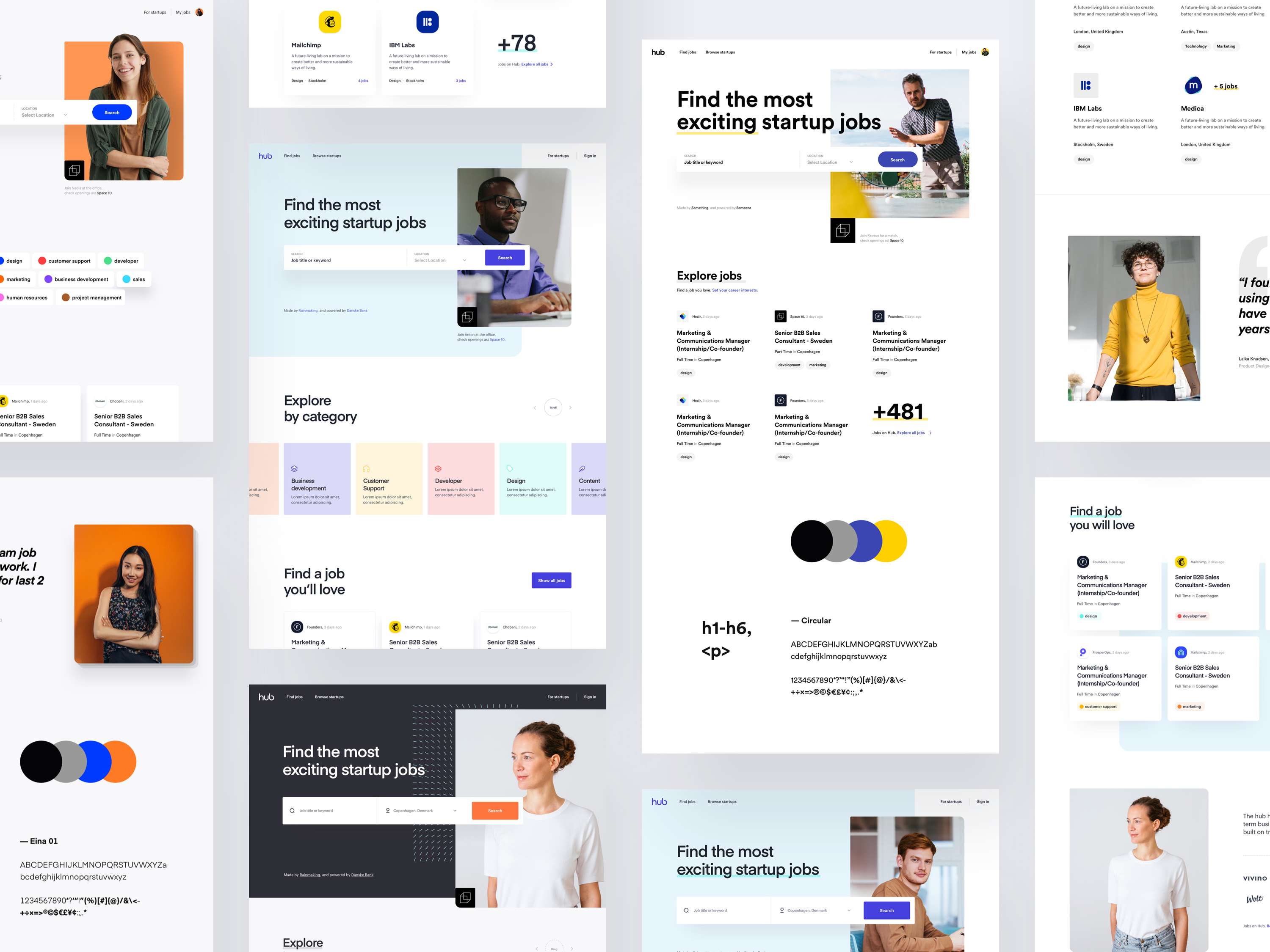 A new visual language for The Hub, most innovative Scandinavian startup incubator by Filip Justić