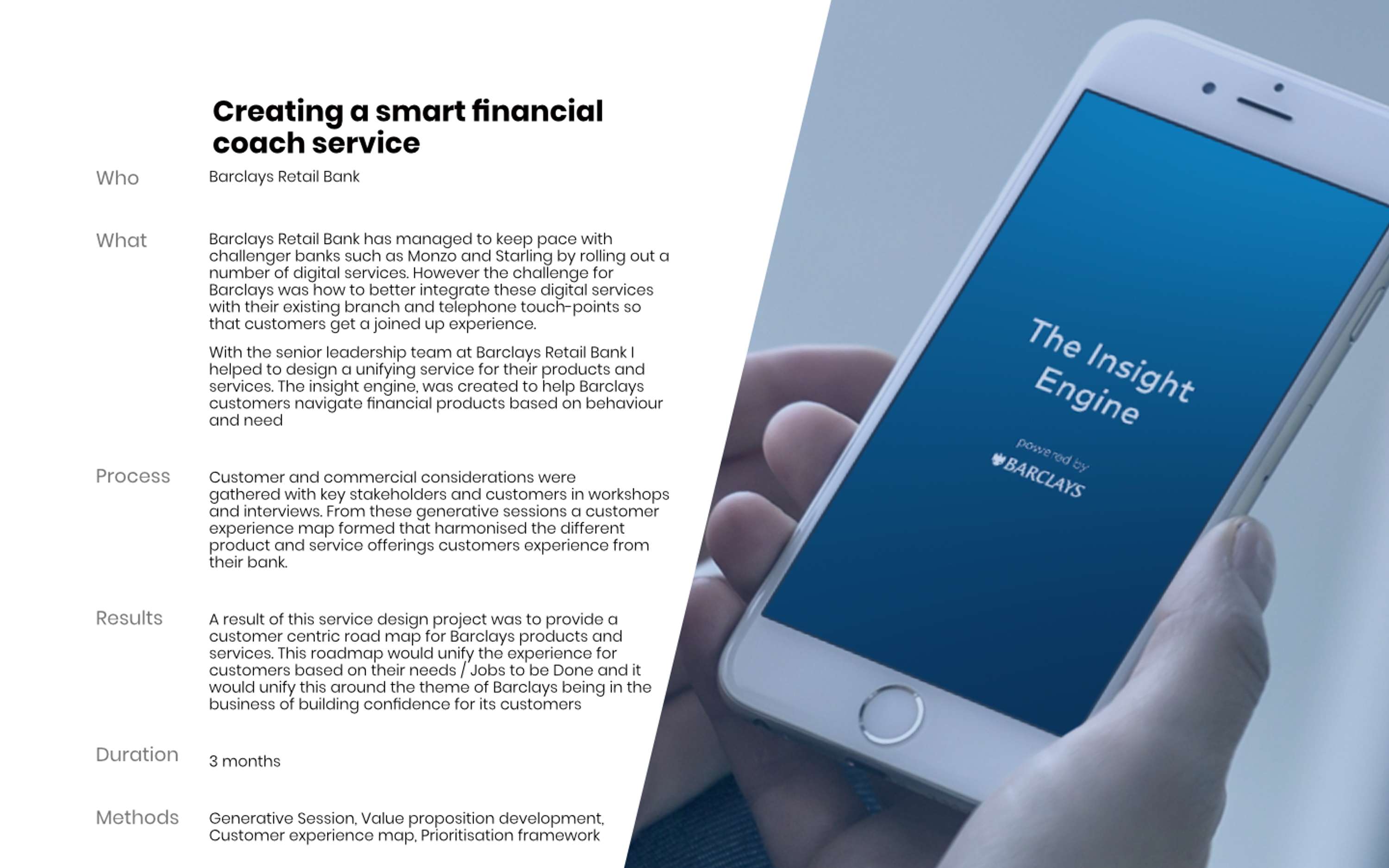 Creating a smart financial coach for Barclays by Tom Eldridge