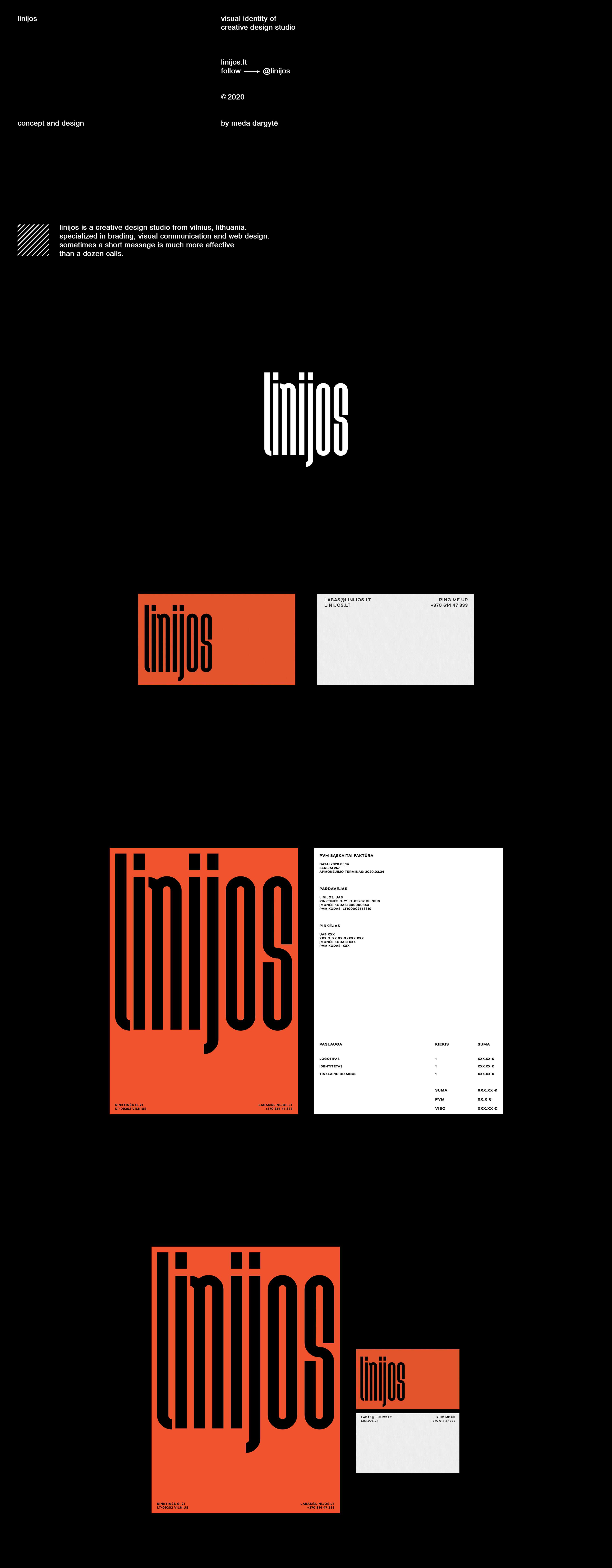 Linijos branding by Meda Dargytė