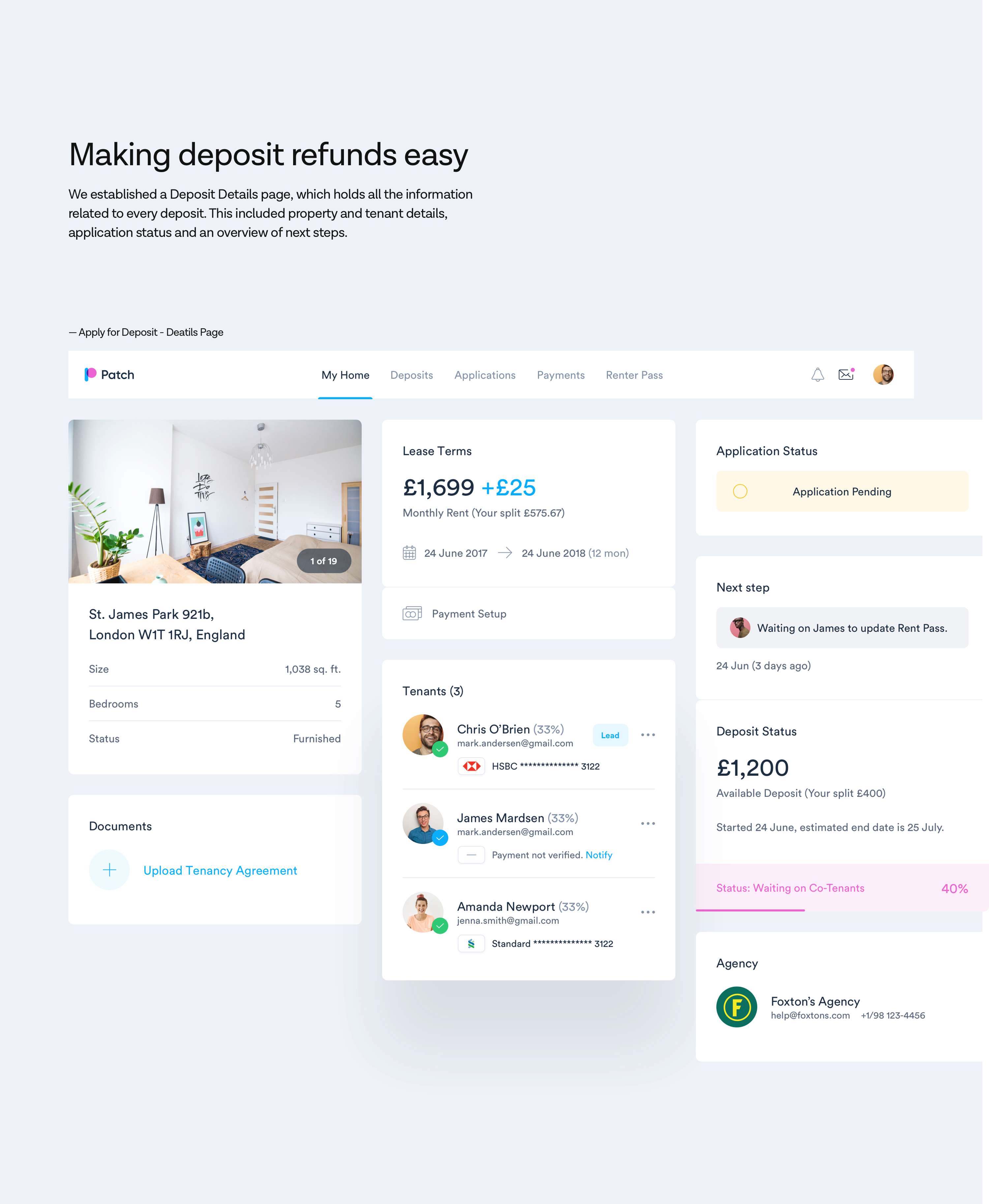 Helping Patch to visualise their idea from a blank page to the whole product suite by Filip Justić