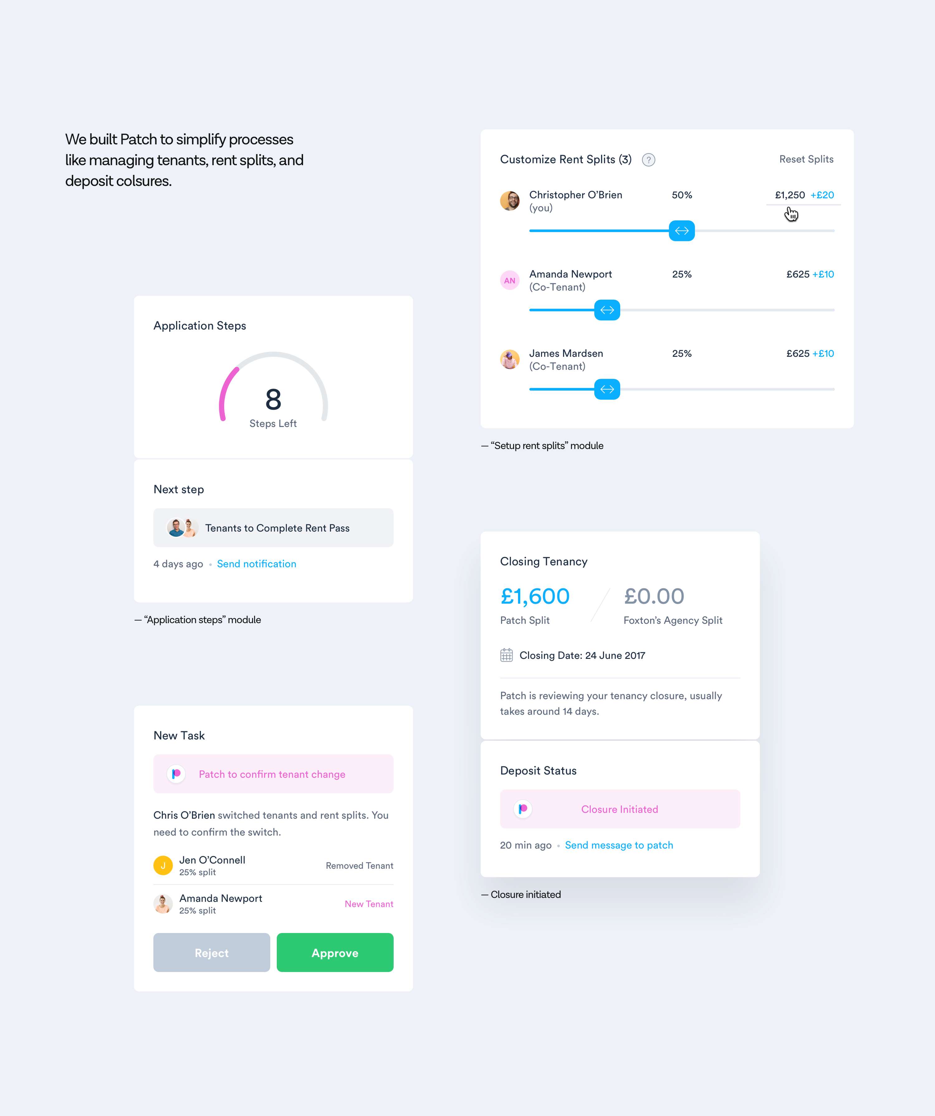 Helping Patch to visualise their idea from a blank page to the whole product suite by Filip Justić