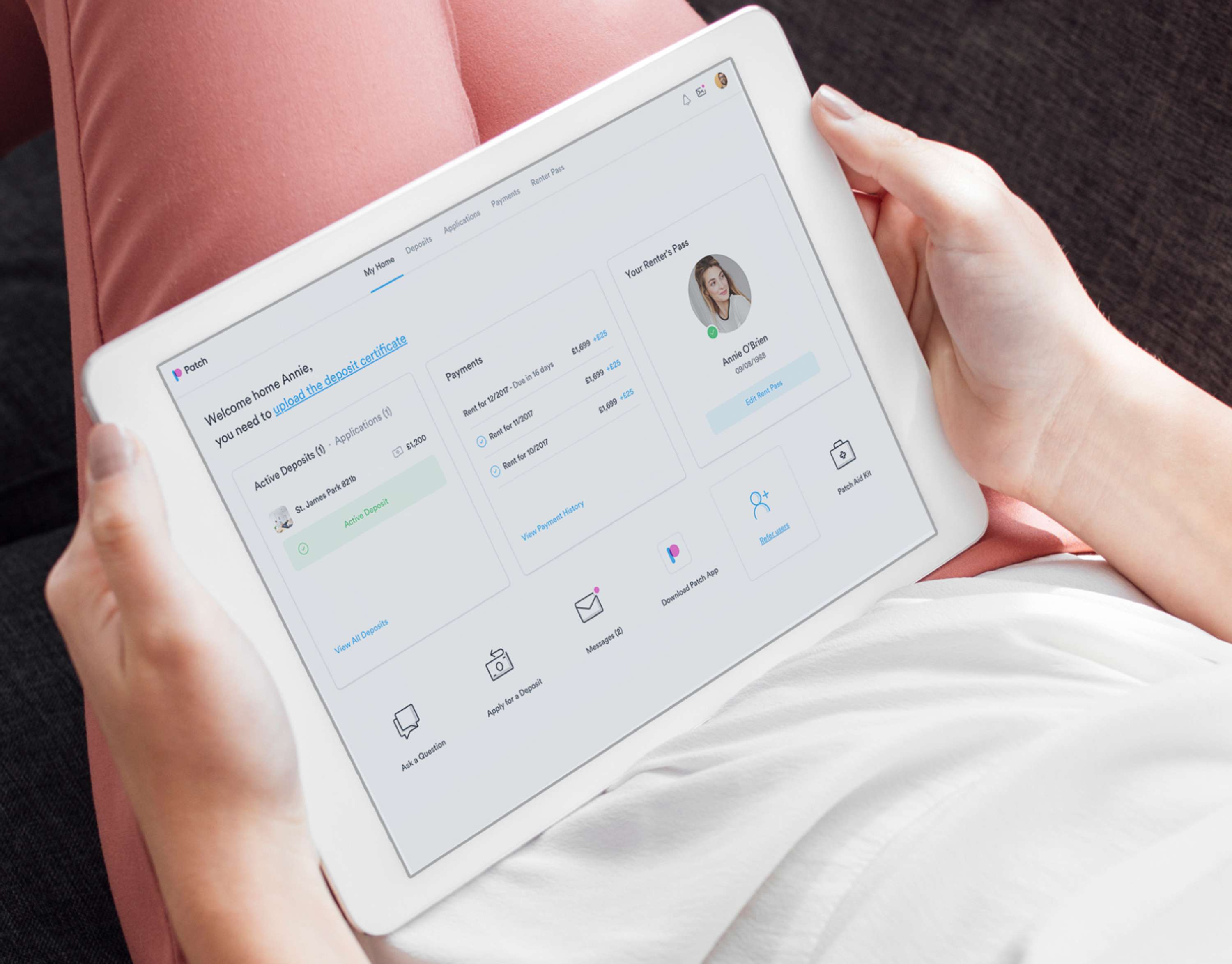 Helping Patch to visualise their idea from a blank page to the whole product suite by Filip Justić