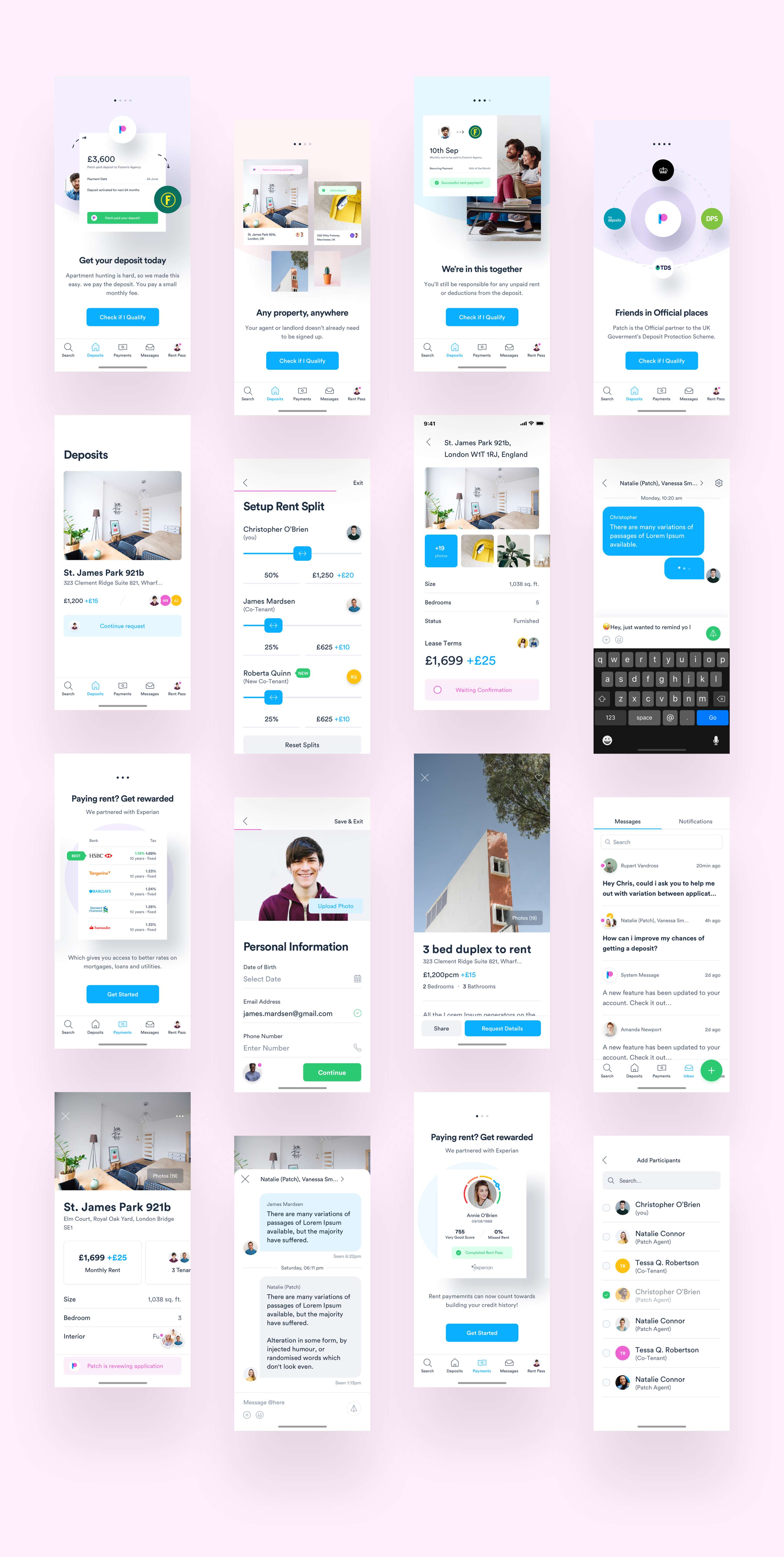Helping Patch to visualise their idea from a blank page to the whole product suite by Filip Justić