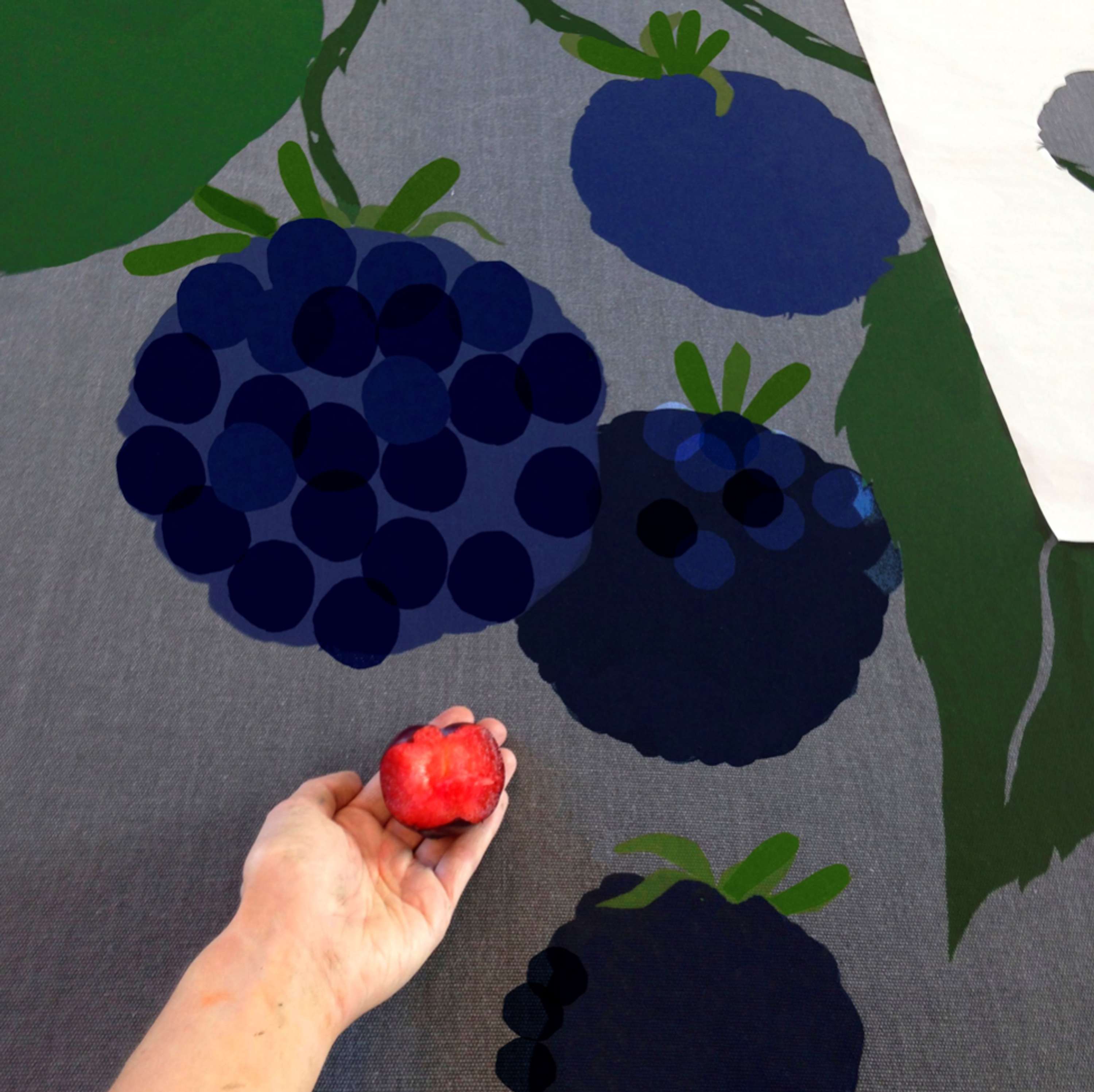 Chloe and Annie, Screenprint Studio by Annie James