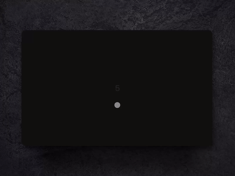 Dark Theme Wrist Watch Web UI by Emmanuel Ogabi