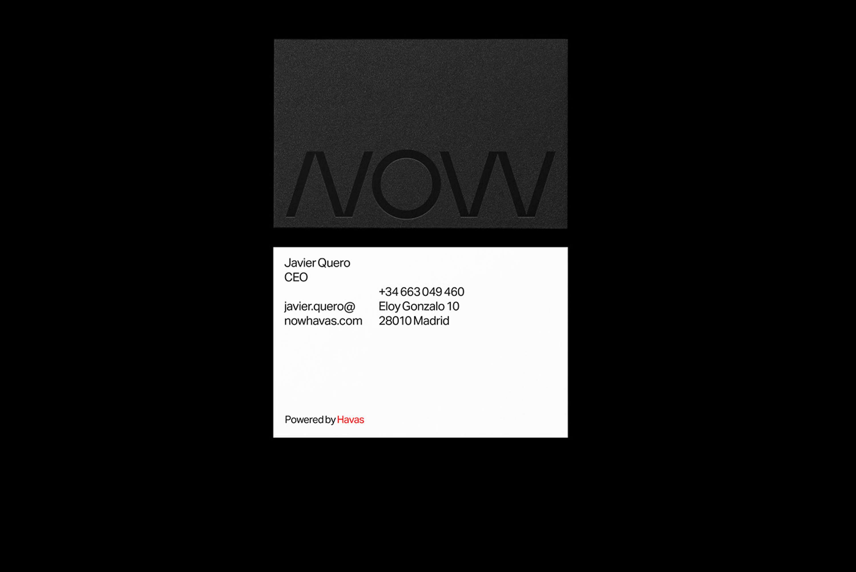 NOW Havas — Brand and Design system by Steve Waring