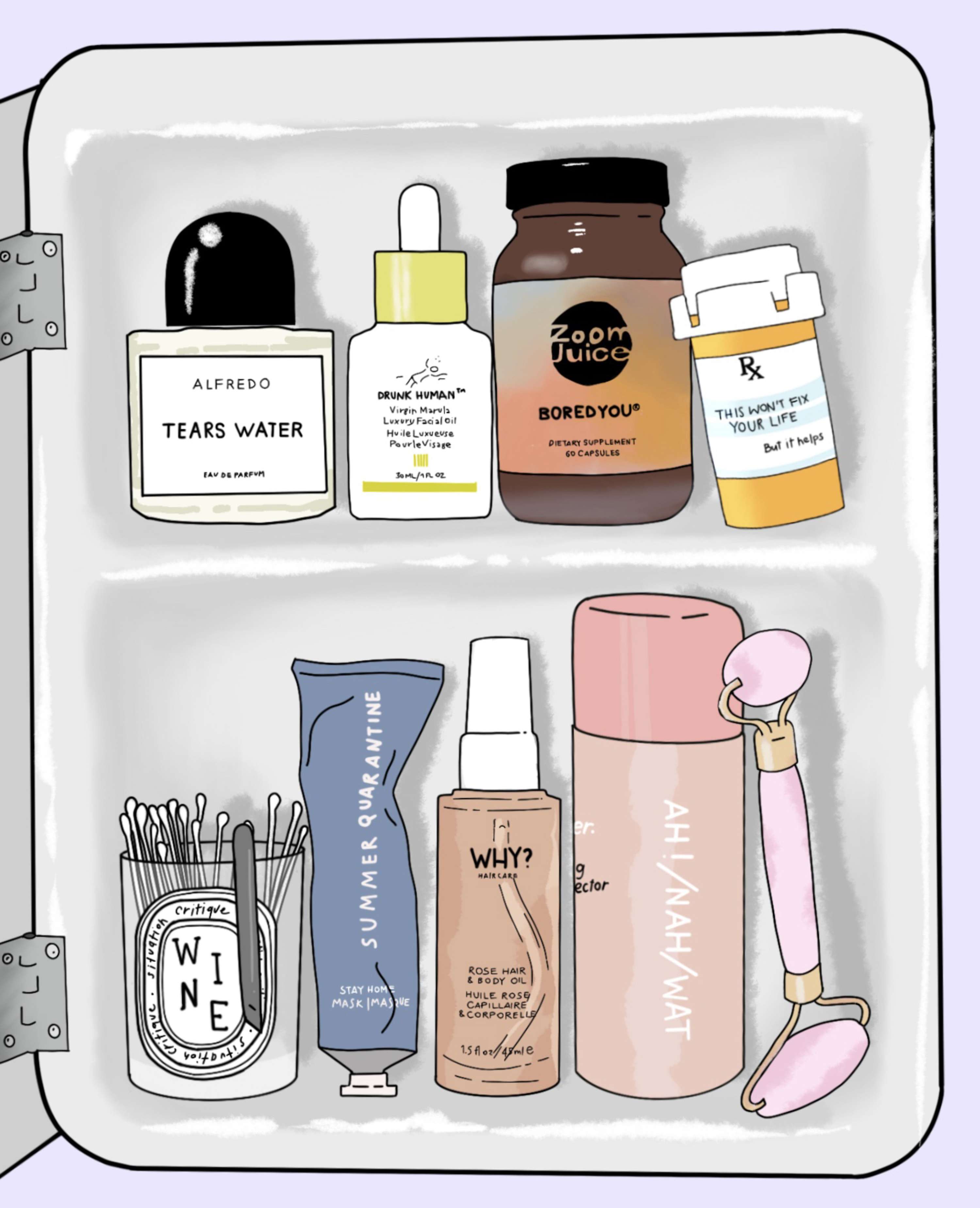 Bathroom top shelf - Isolation Edition by Silvia Cantù