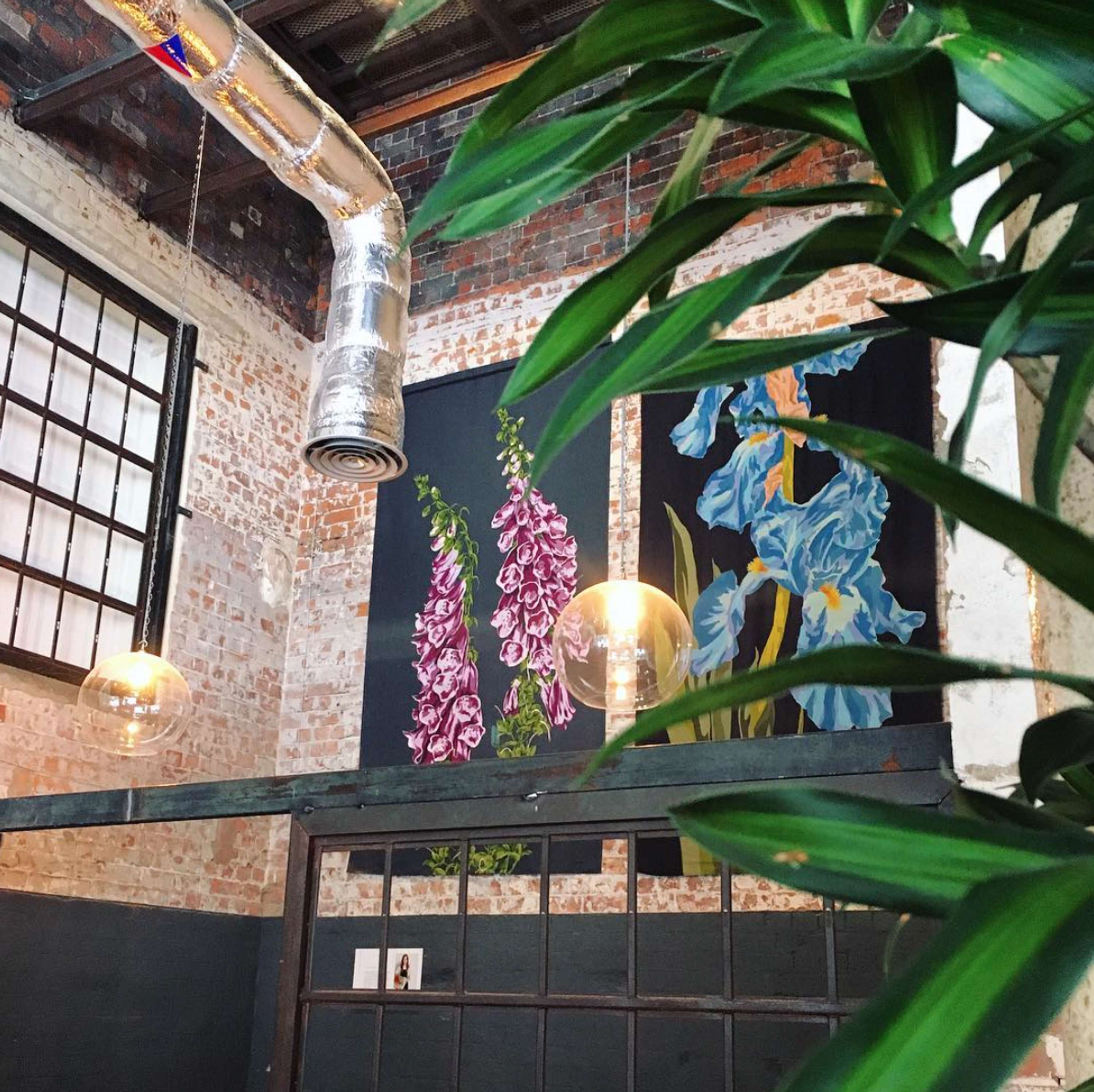 Chloe and Annie, Screenprint Studio by Annie James