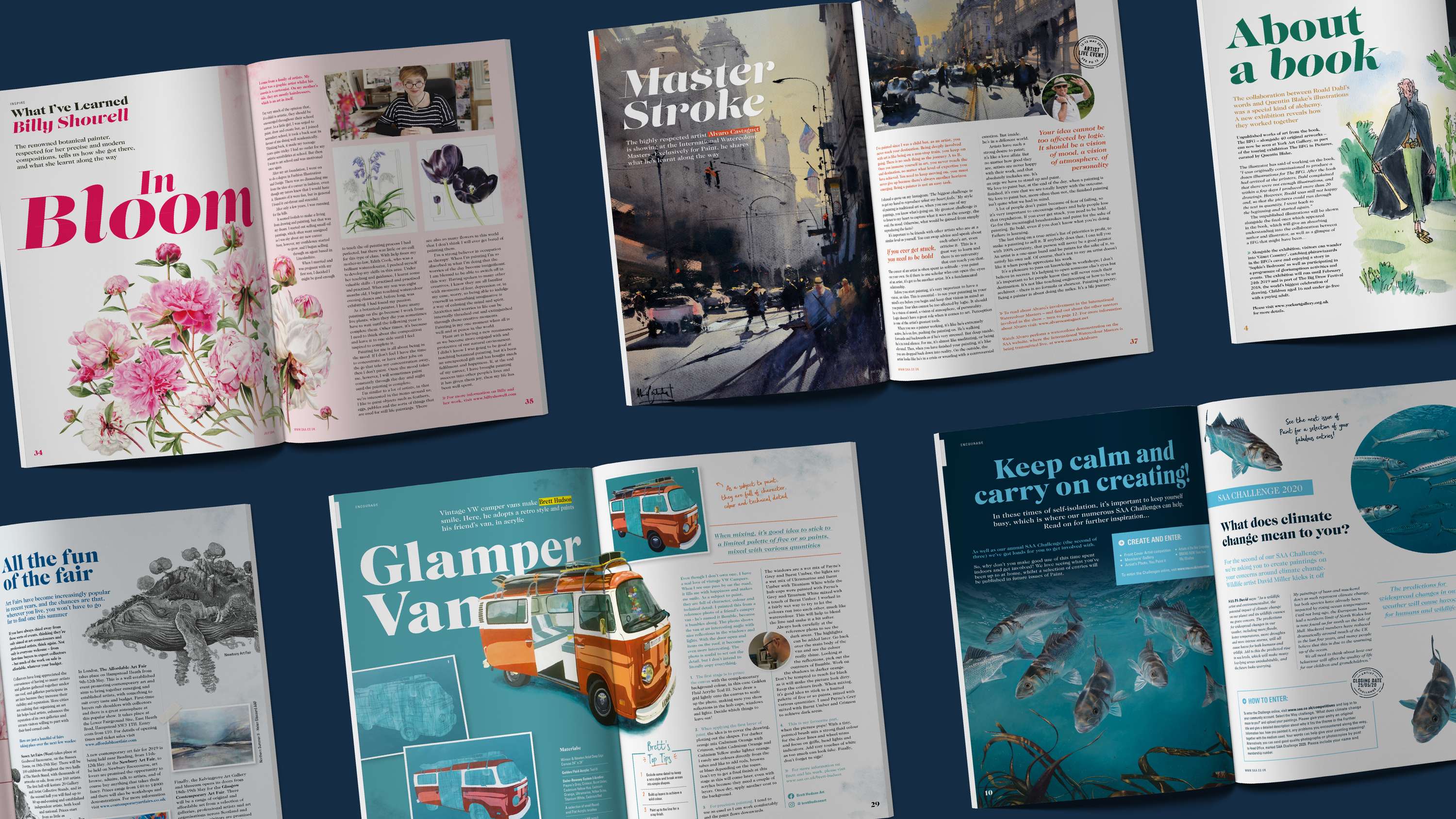 Paint Magazine branding & editorial design by Tom Bradley