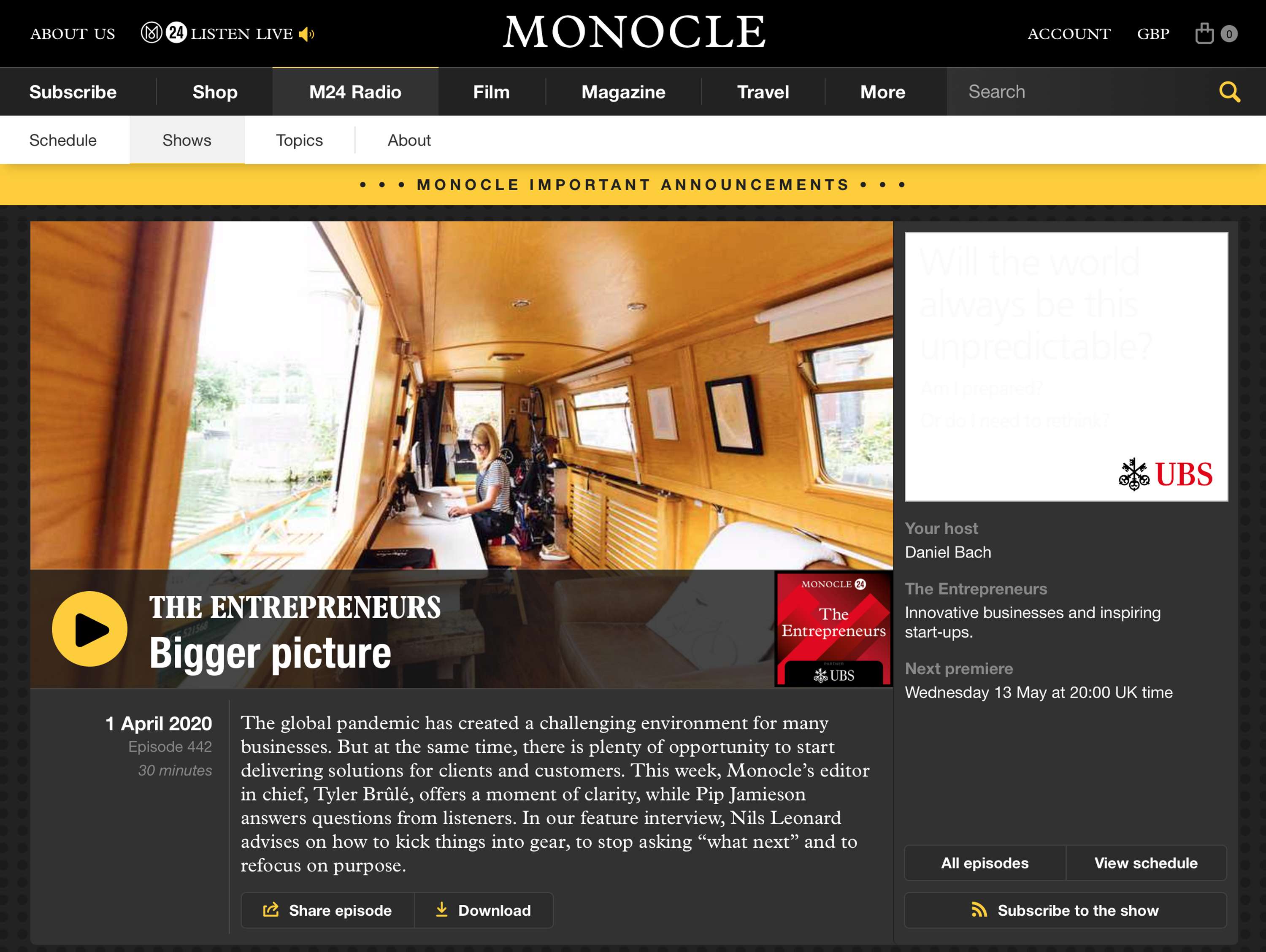 Monocle 24 | Your questions, answered | Interview with Pip Jamieson by Pip Jamieson