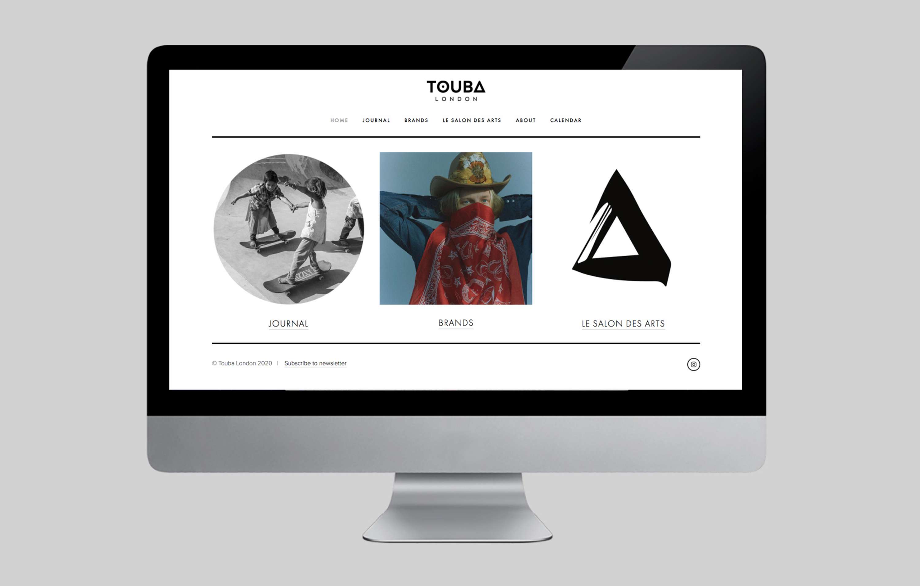 TOUBA LONDON – Branding & Website Design by BEAMS & CO