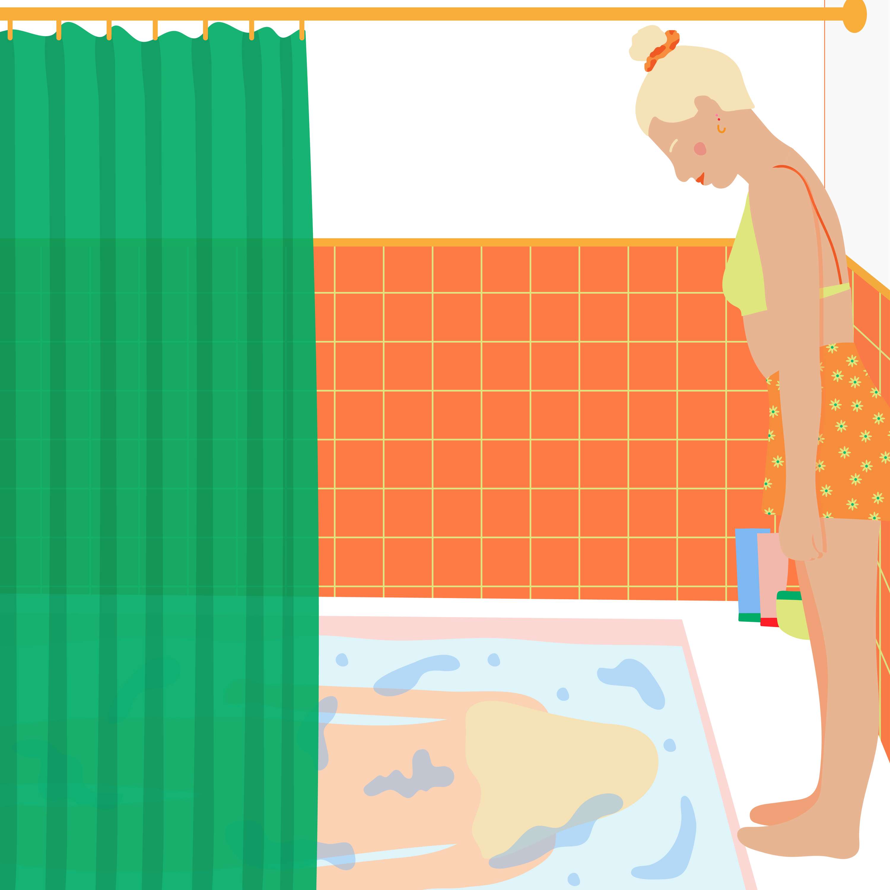 Hockney, but make it 'Quarantine' by Marta Mateu Lloveras