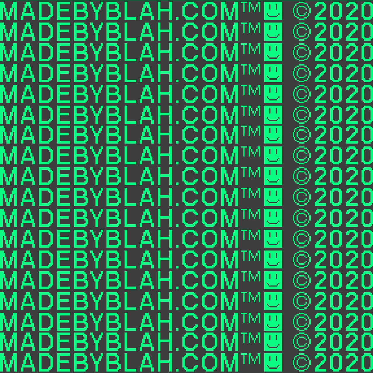 madebyblah™ - lockdown branding by Oli Cole