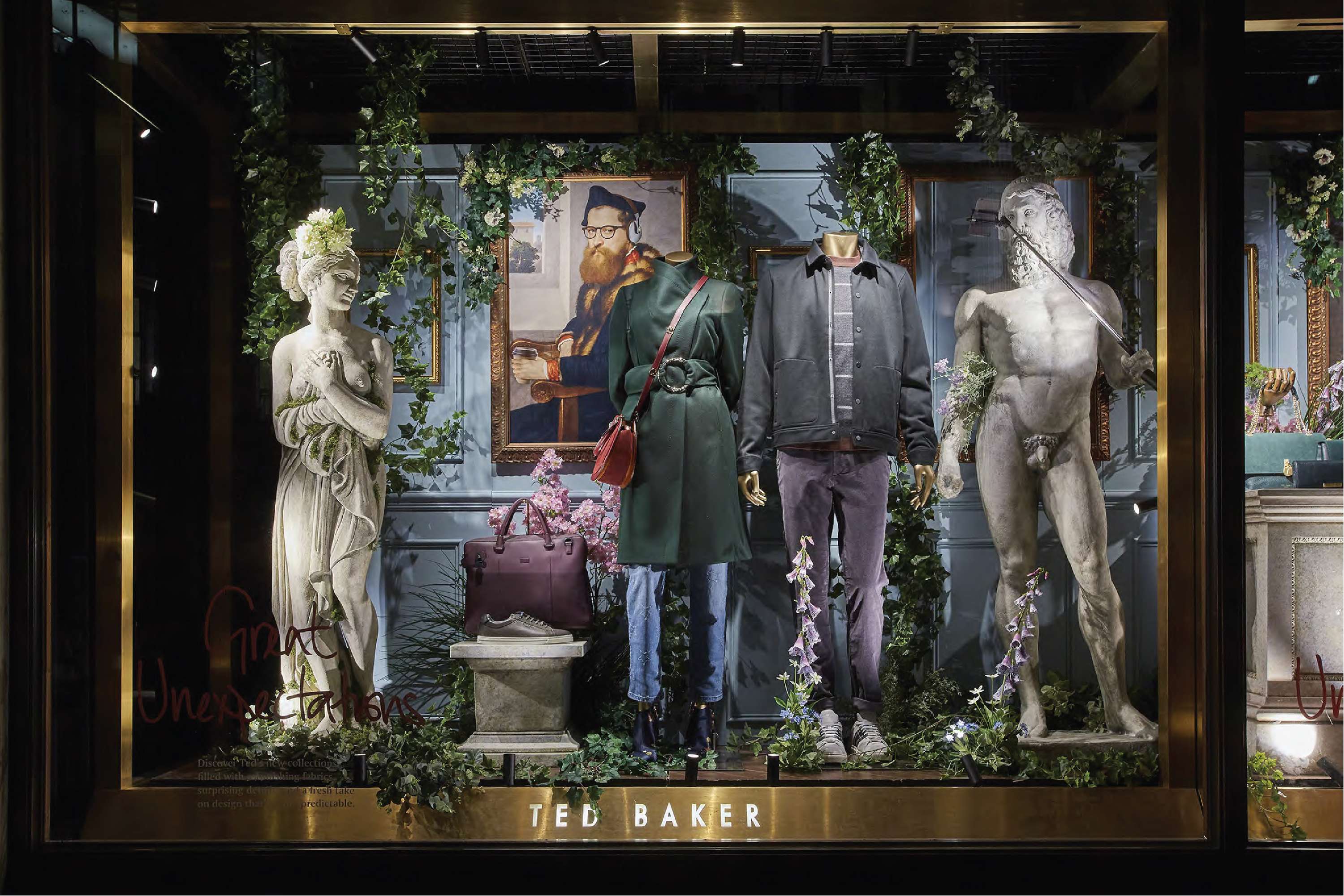 Ted Baker AW18 Window Display by Sarah Addie