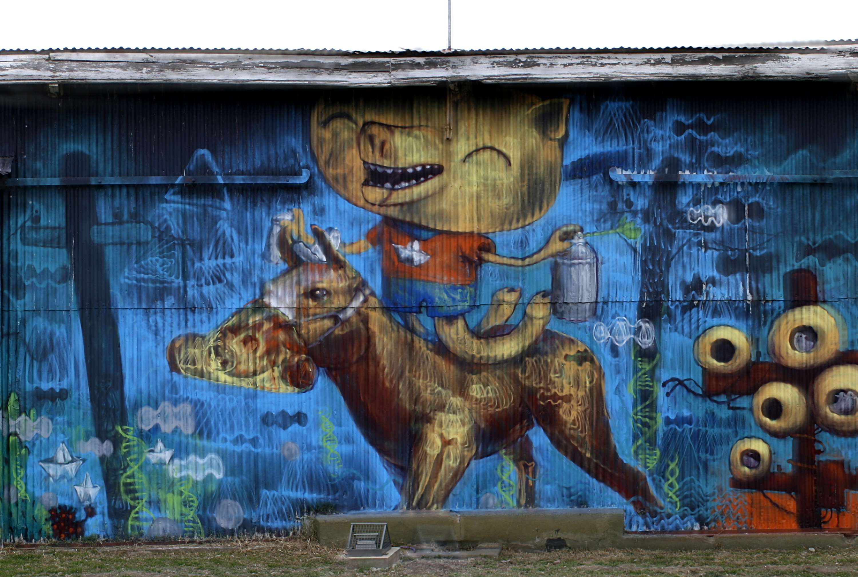 Revalue of Old Buildings Close to the Bus Terminal by Esteban Loeschbor