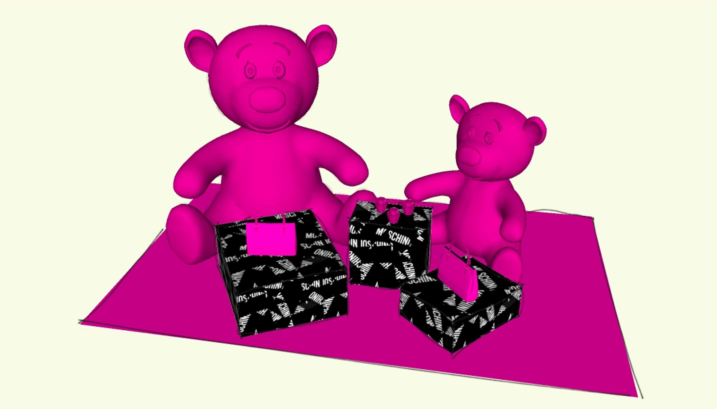 Moschino Visual Merchandising Conceptual Project by Eloise Gale