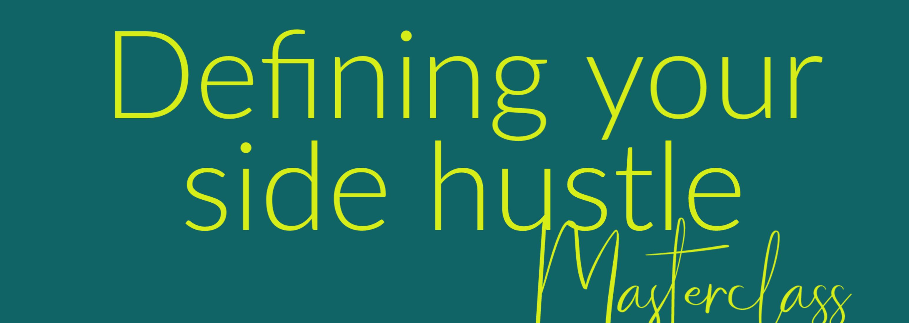Defining your side hustle Event Tickets Side Hustling As An Electric