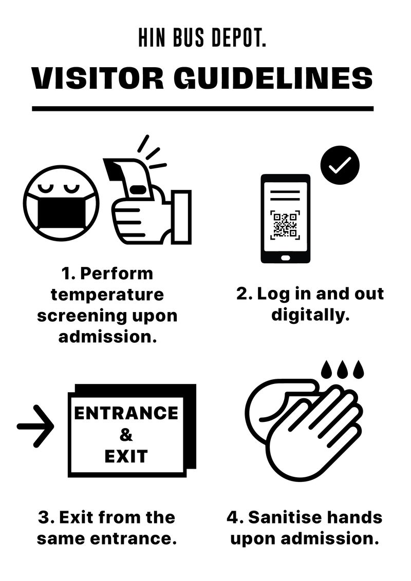 Visitor Guidlines & General Reminder Infographic Design by caraok cara
