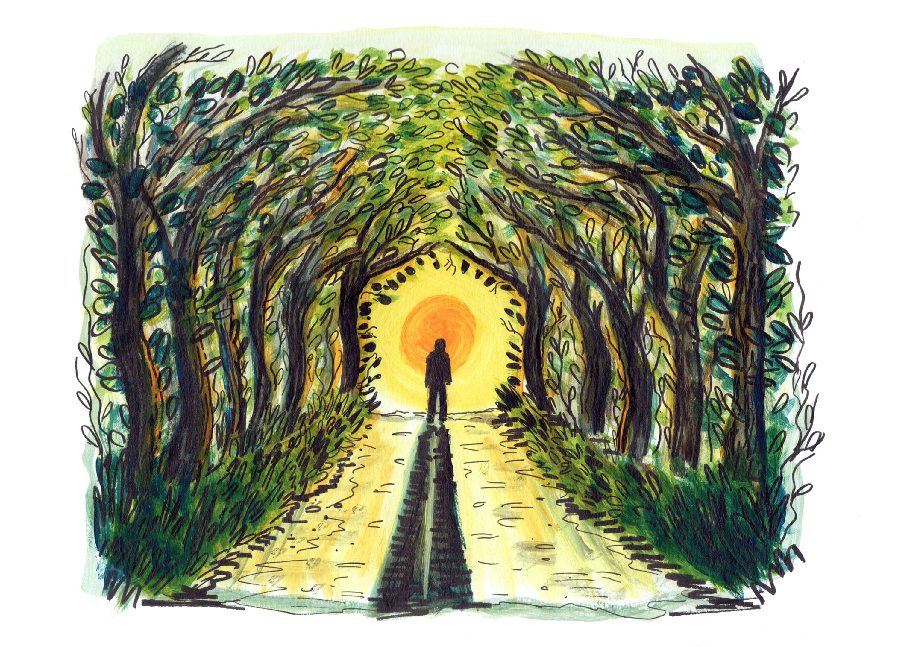 Light at the end of the tunnel 2020 by Michael Ferns