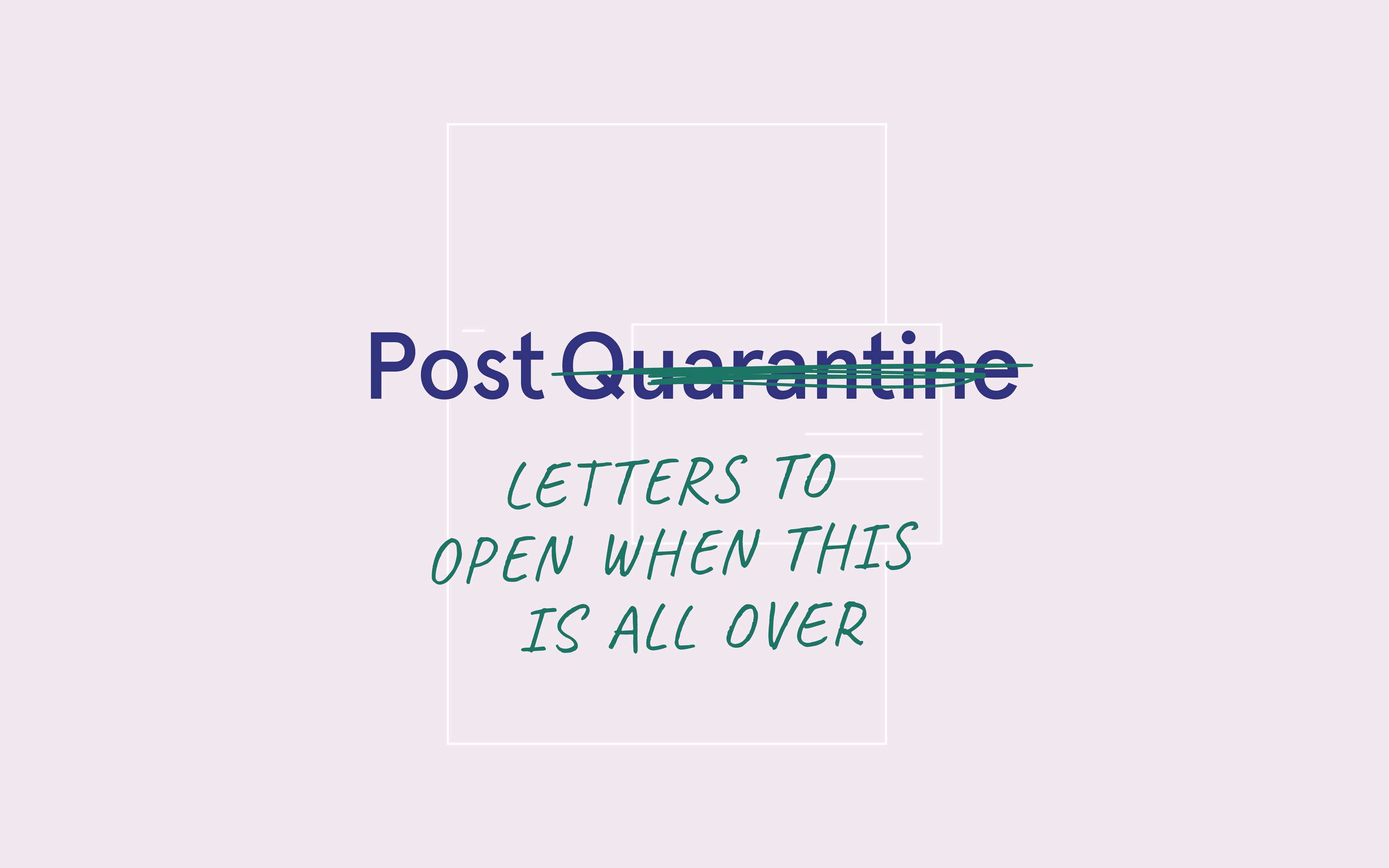 Post Quarantine — Identity design by Em Williams