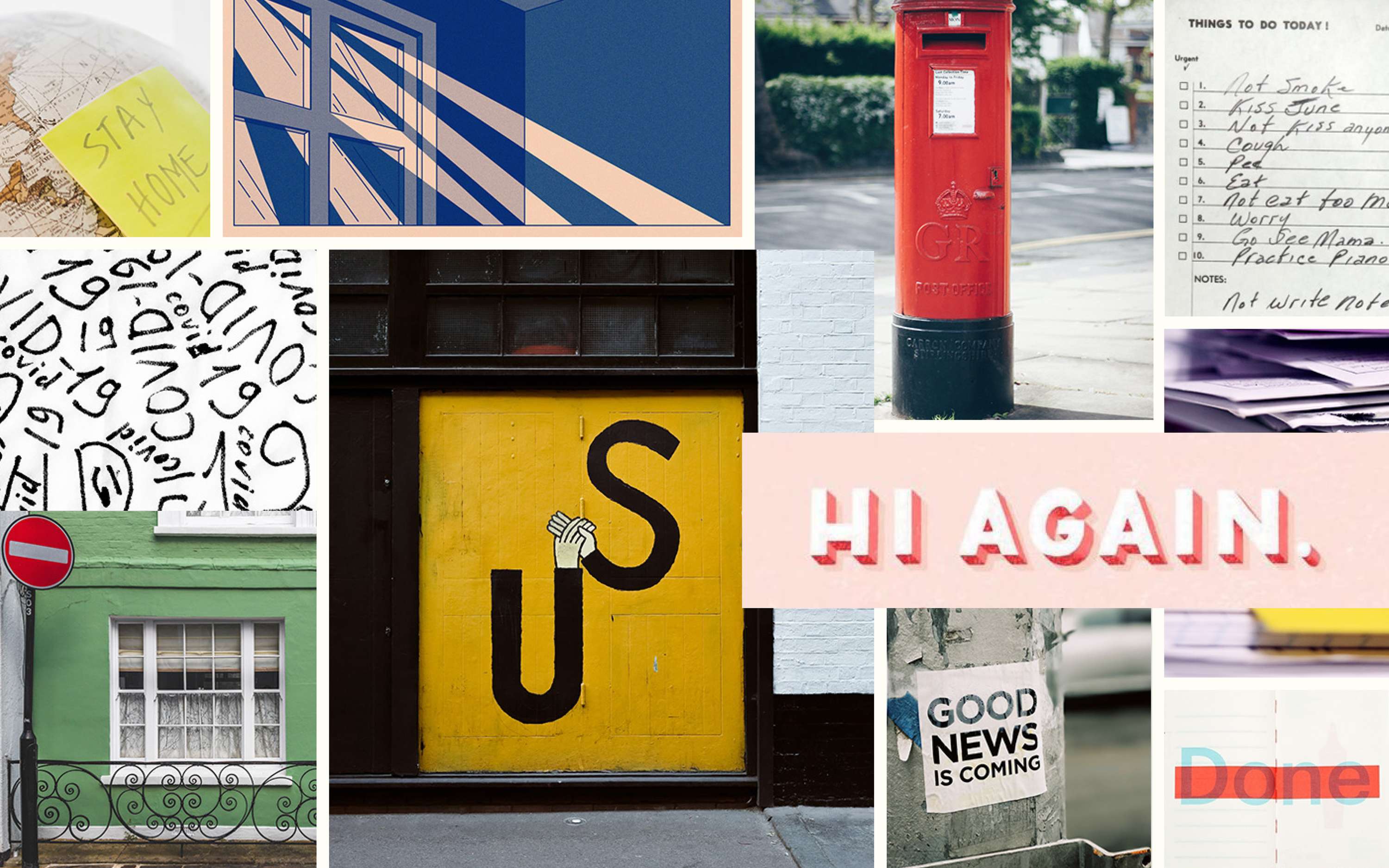 Post Quarantine — Identity design by Em Williams