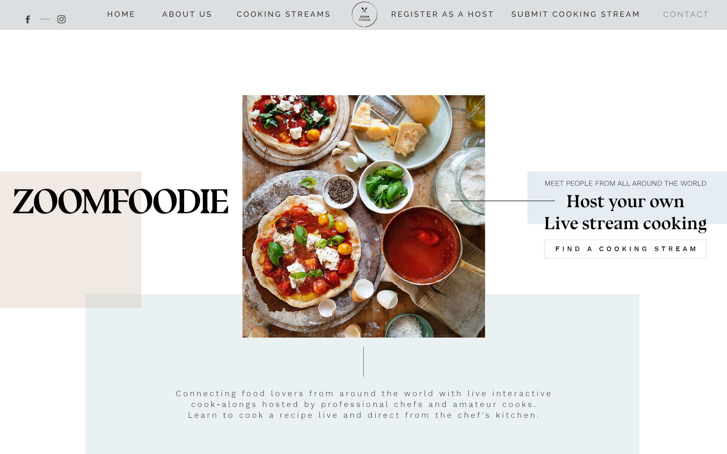 ZoomFoodie — Webdesign by Mona Sharif