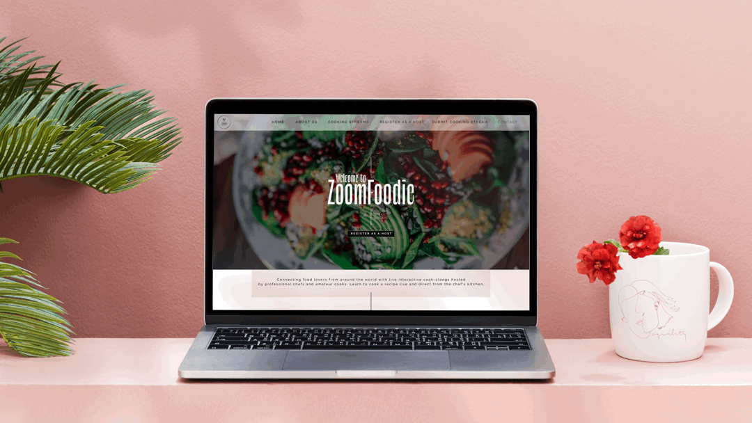 ZoomFoodie — Webdesign by Mona Sharif