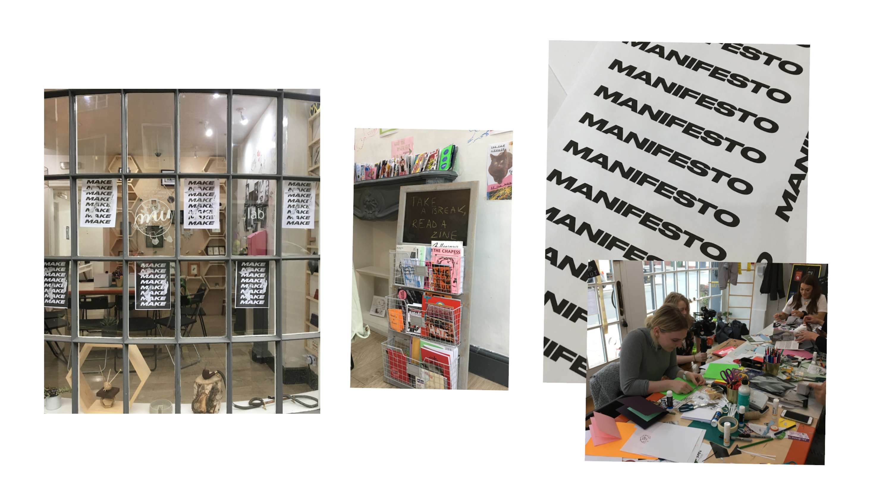 Makers Gonna Make: Manifesto Workshop in collab. with Curative Creativity by Ioana Simion