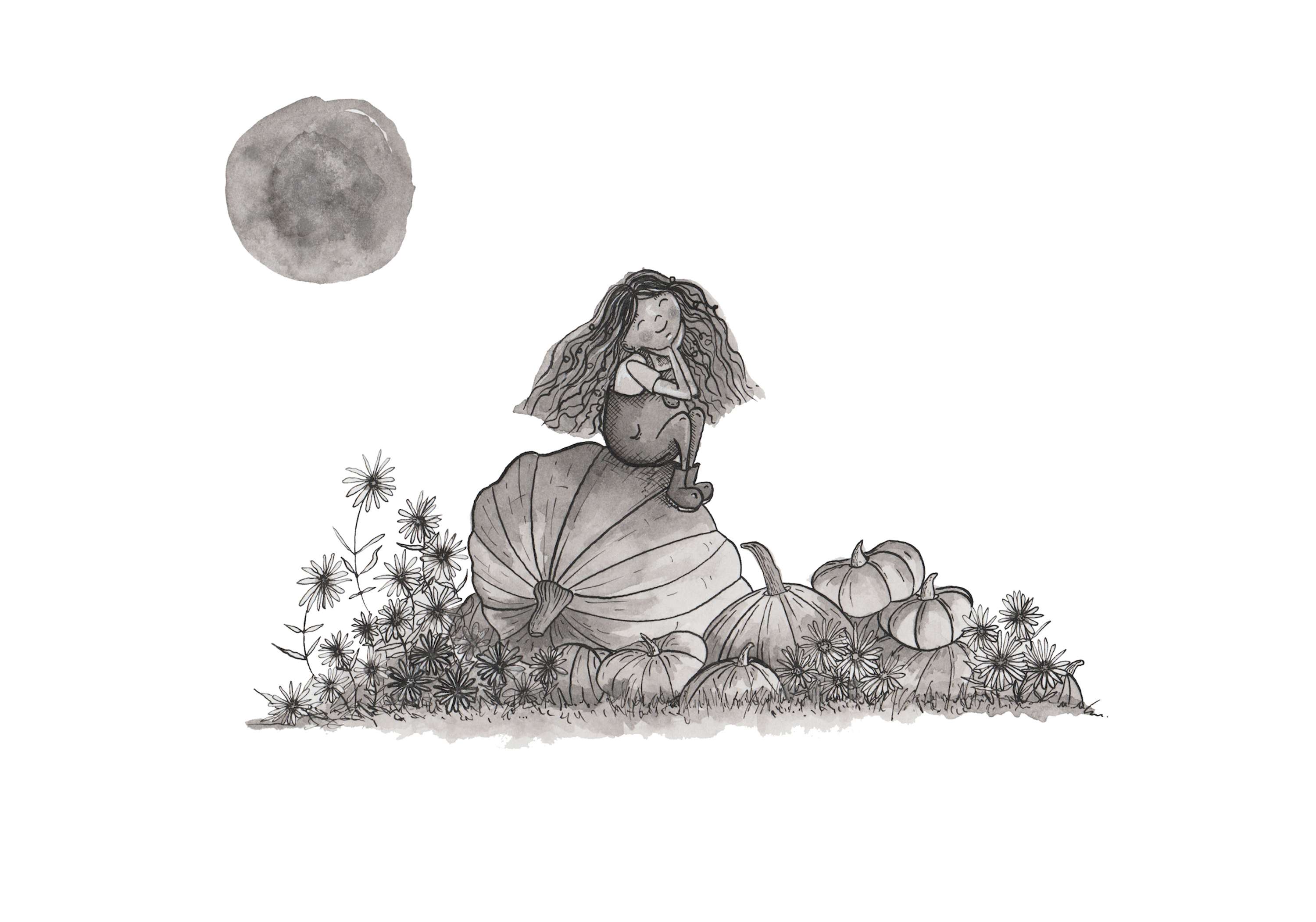 Pen and Ink Character Illustration | The Dots