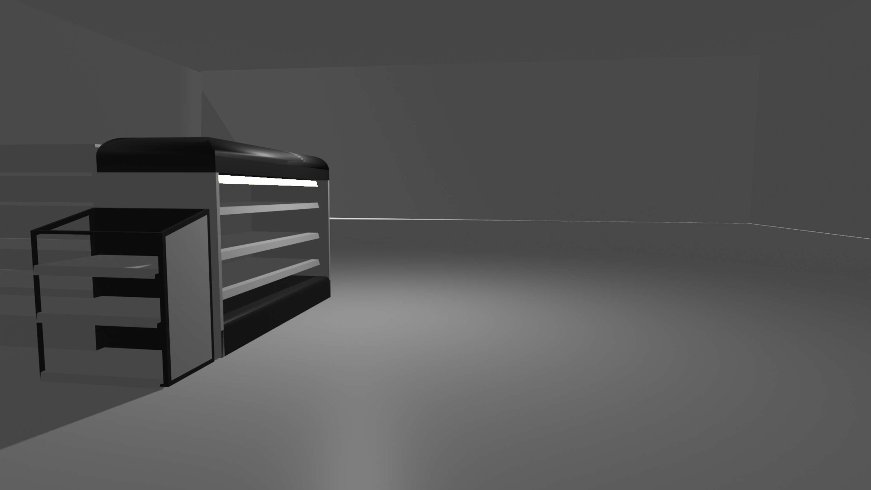 3d Asda in-store render by Matt Jones