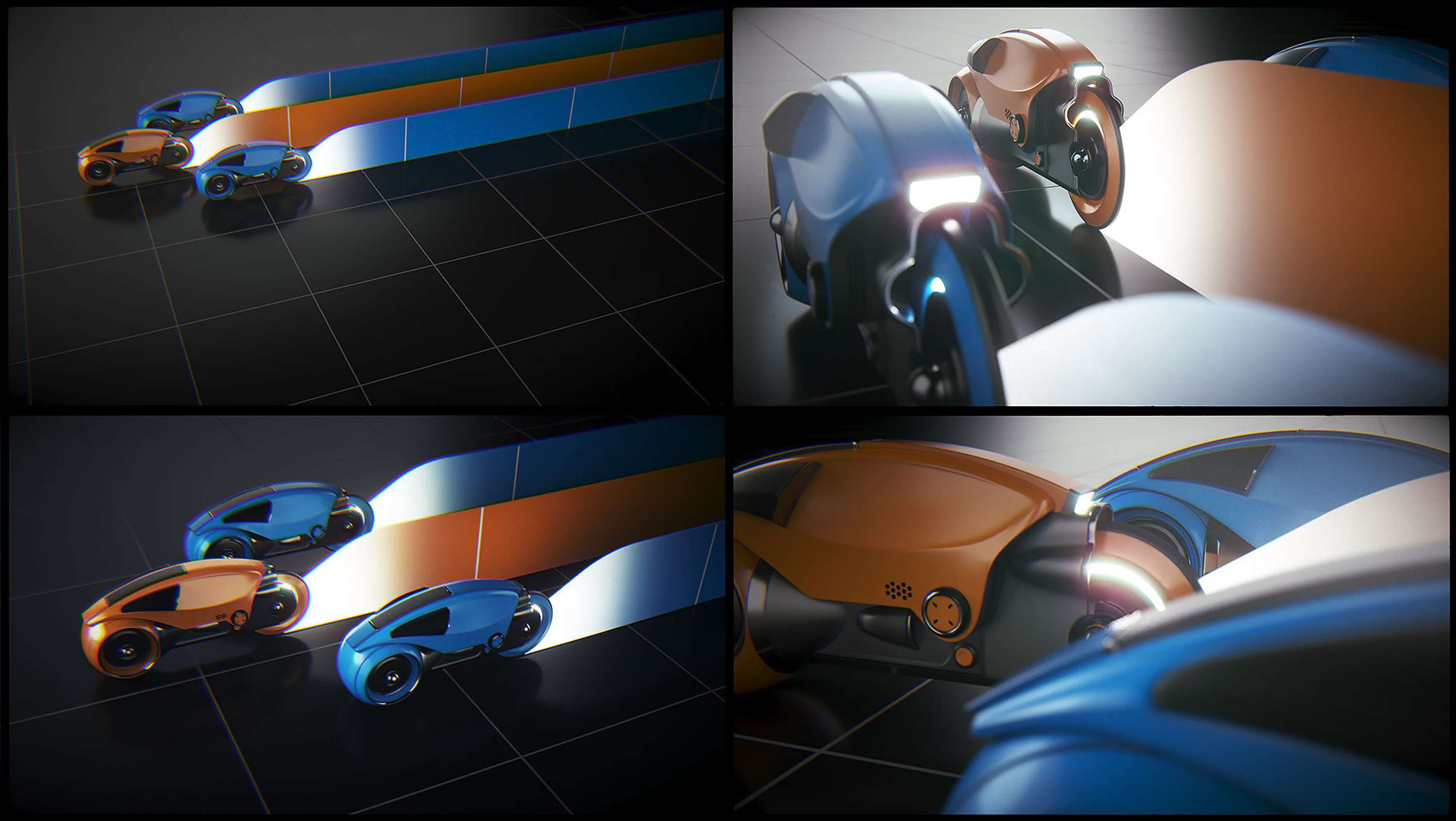 TRON - Light Cycle 2.0 by Baz Pringle