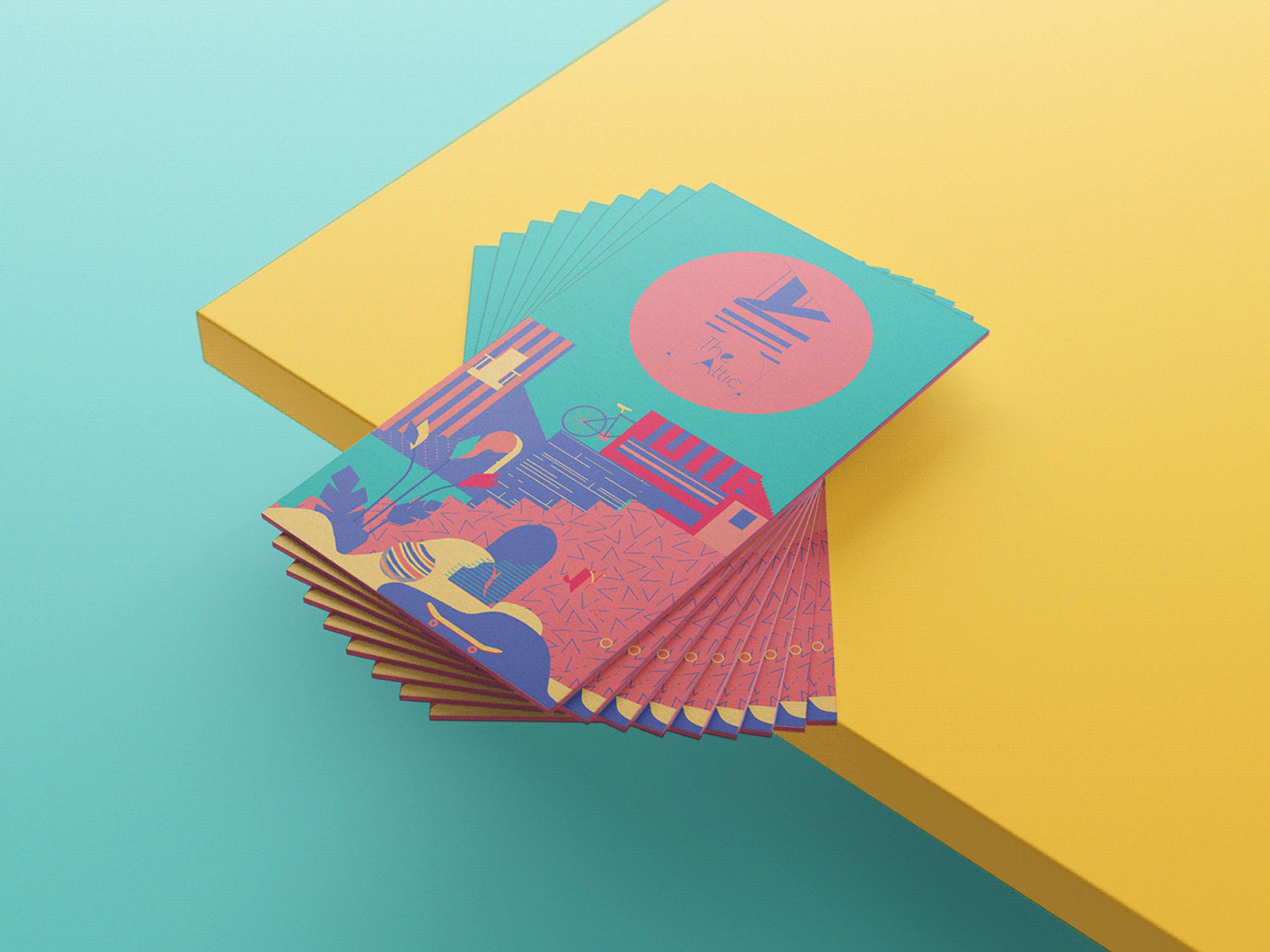 The Attic -Visual Identity by nancy kouta