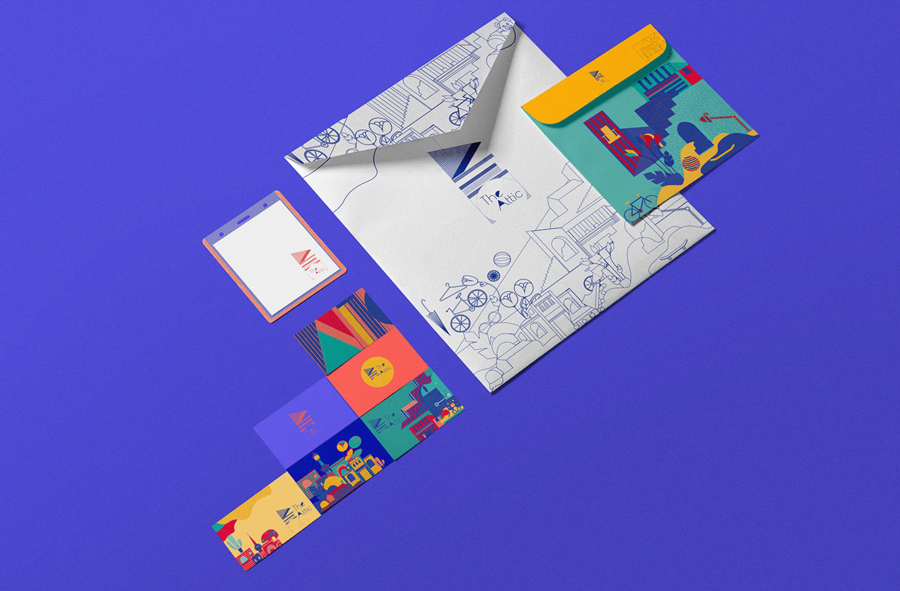 The Attic -Visual Identity by nancy kouta