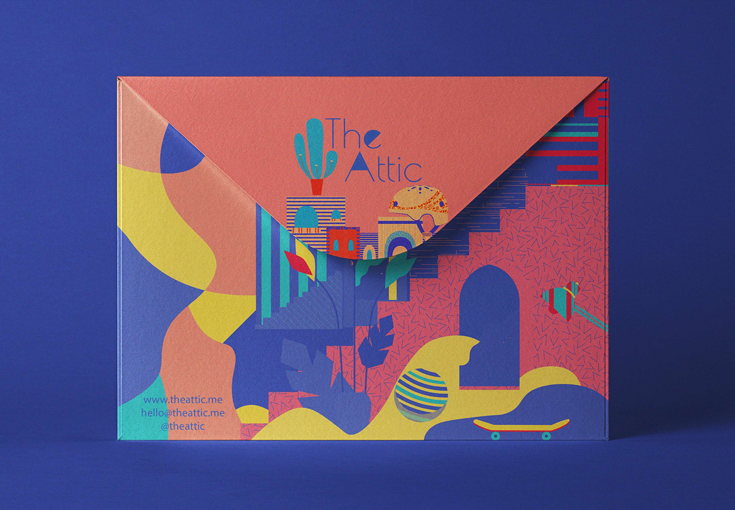The Attic -Visual Identity by nancy kouta