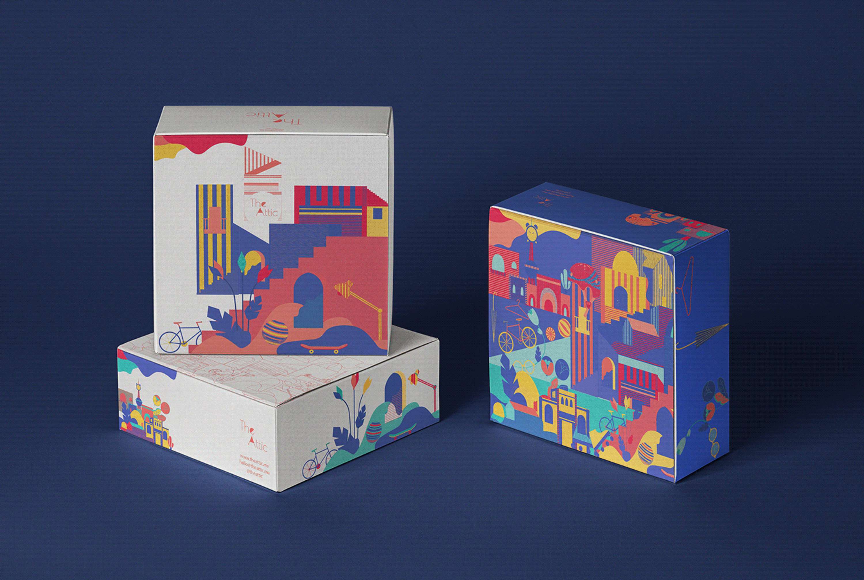 The Attic -Visual Identity by nancy kouta