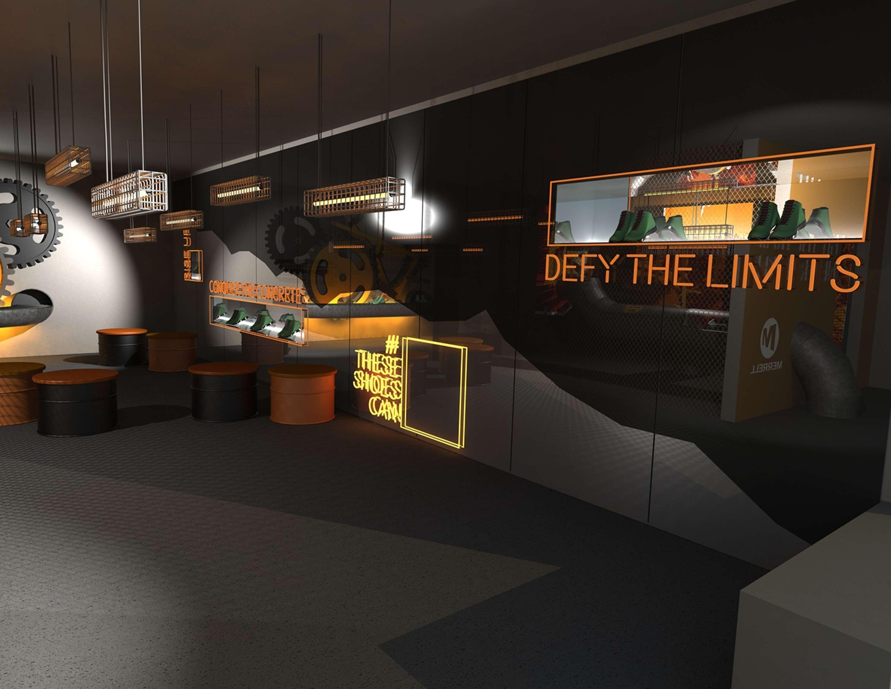 Merrell Pop Up Shop by Rebecca Matthews