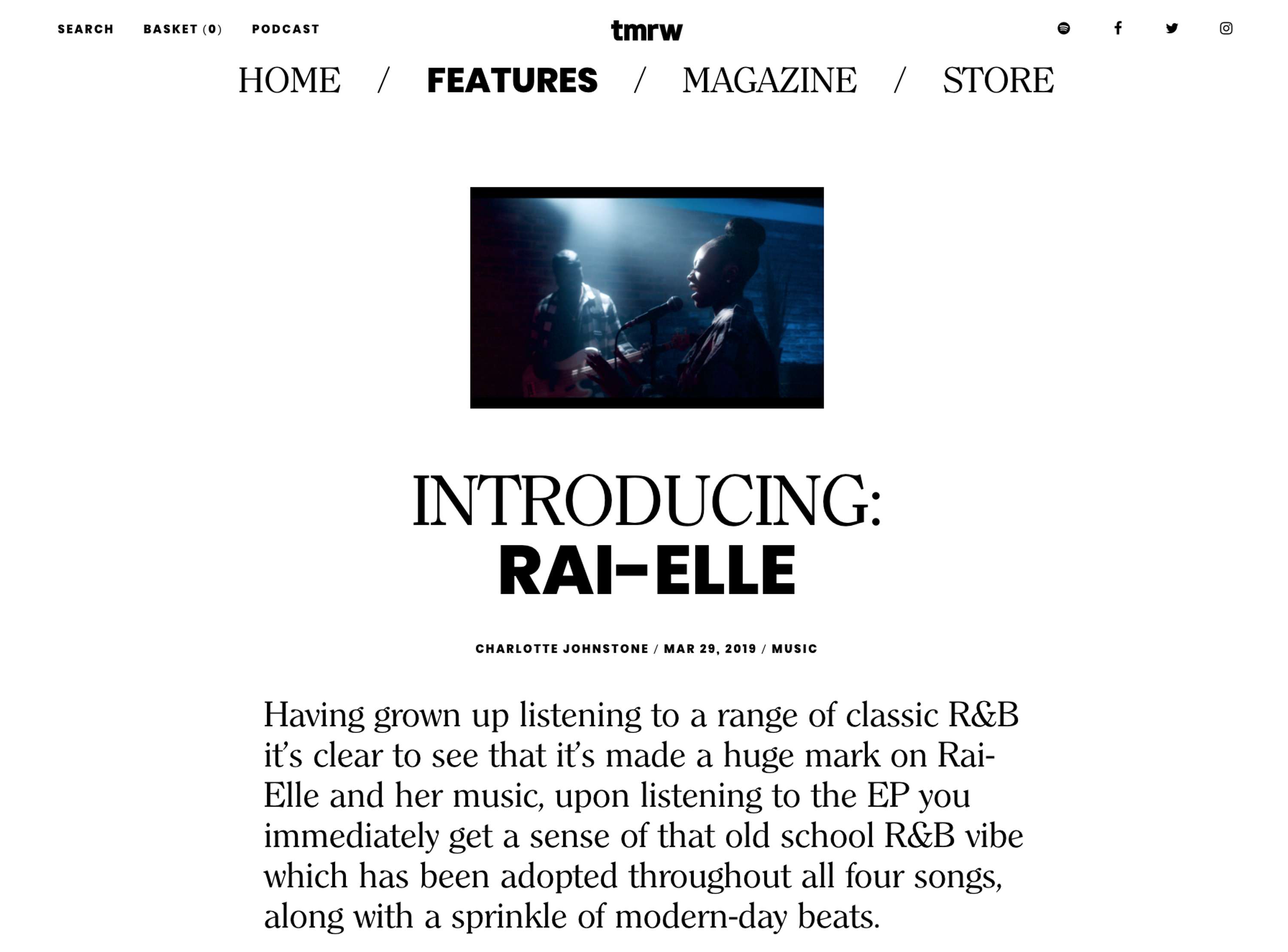 INTRODUCING: RAI-ELLE by Charlotte Johnstone