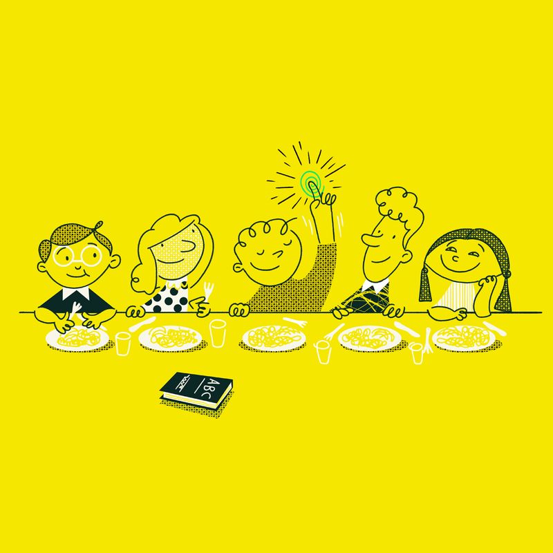 Lunchbox Illustrations with Big Fan by Pete Clayton