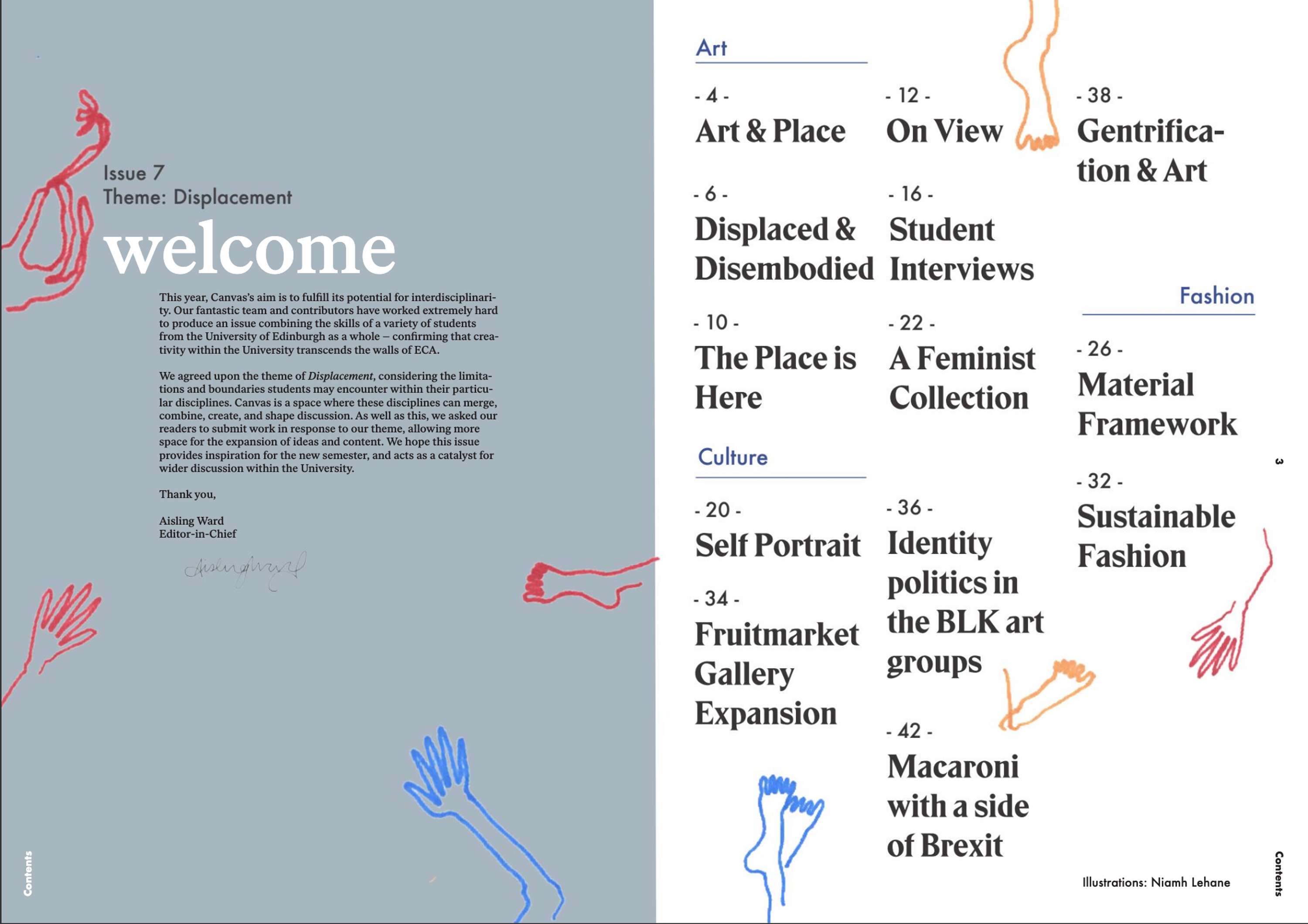 Canvas Issue No.7 : Displacement by Aisling Ward