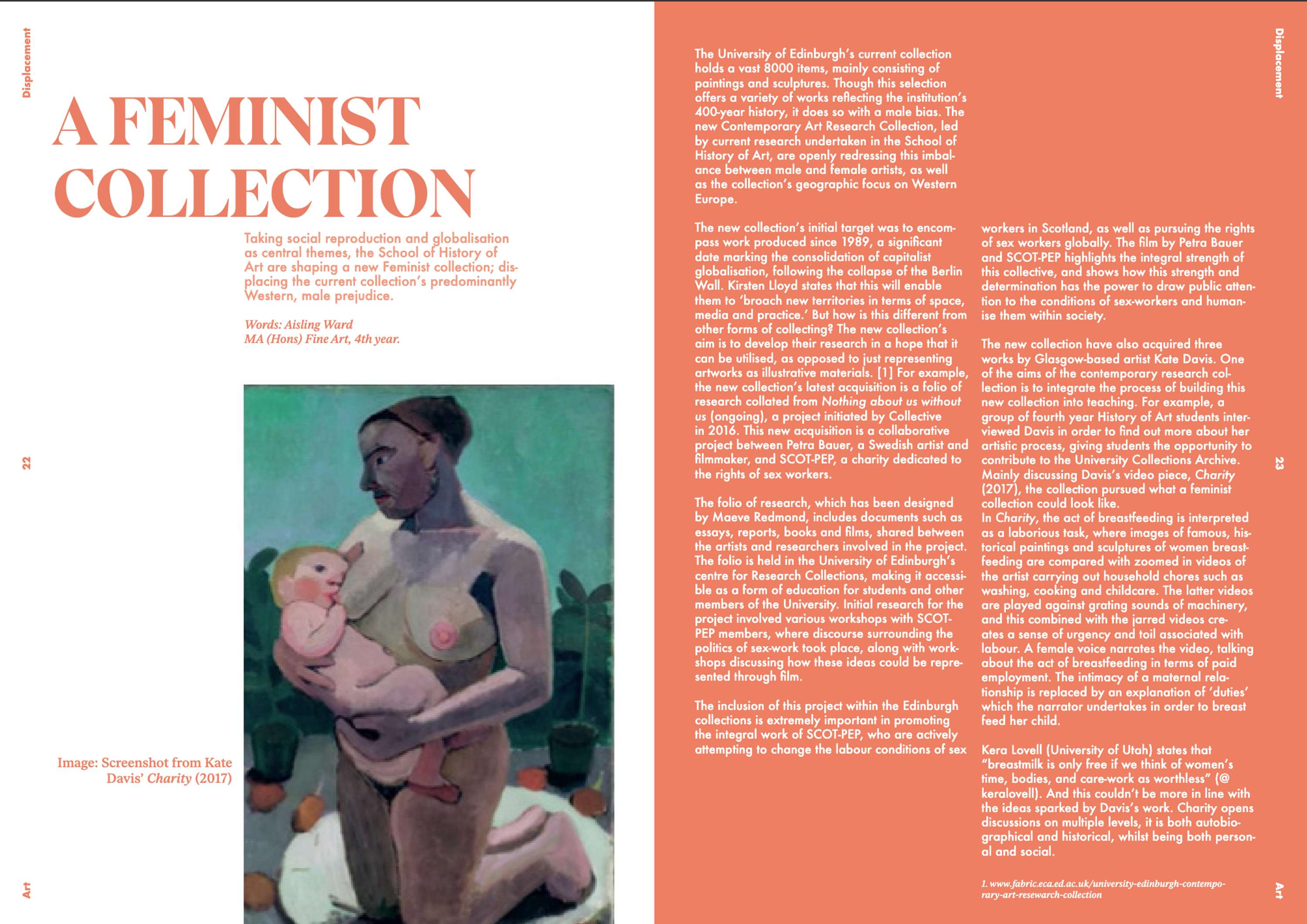 Canvas Issue No.7 : Displacement by Aisling Ward