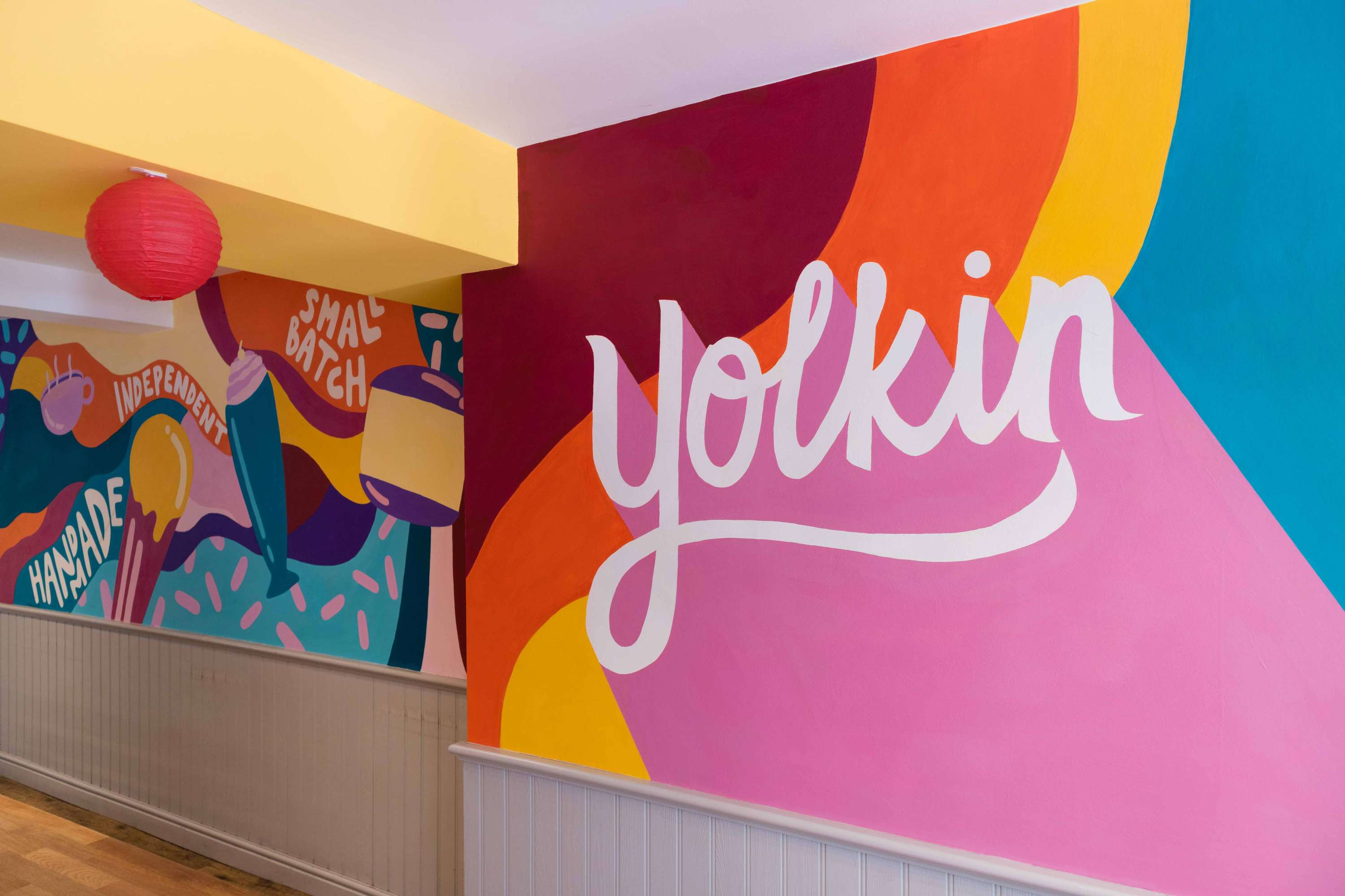 Ice cream mural by Carolyn Cheng
